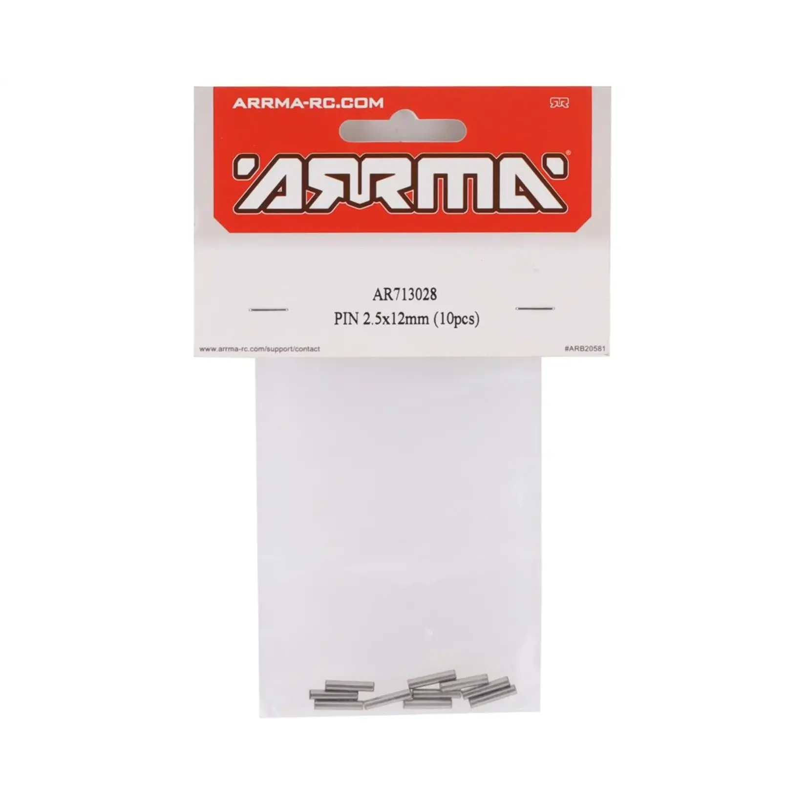ARRMA Arrma Pin 2.5x12mm (10) #AR713028