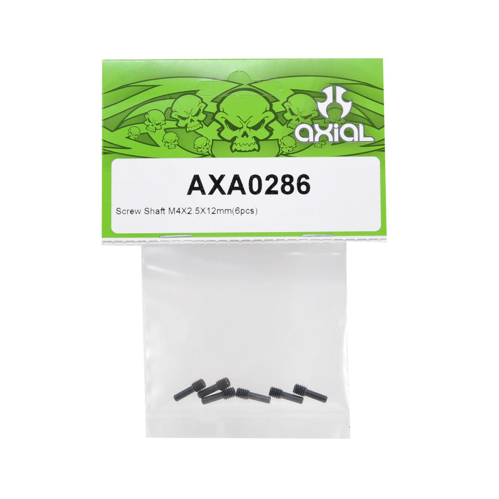 Axial #AXIC0286 Axial 4x2.5x12mm Screw Shaft Set (6)