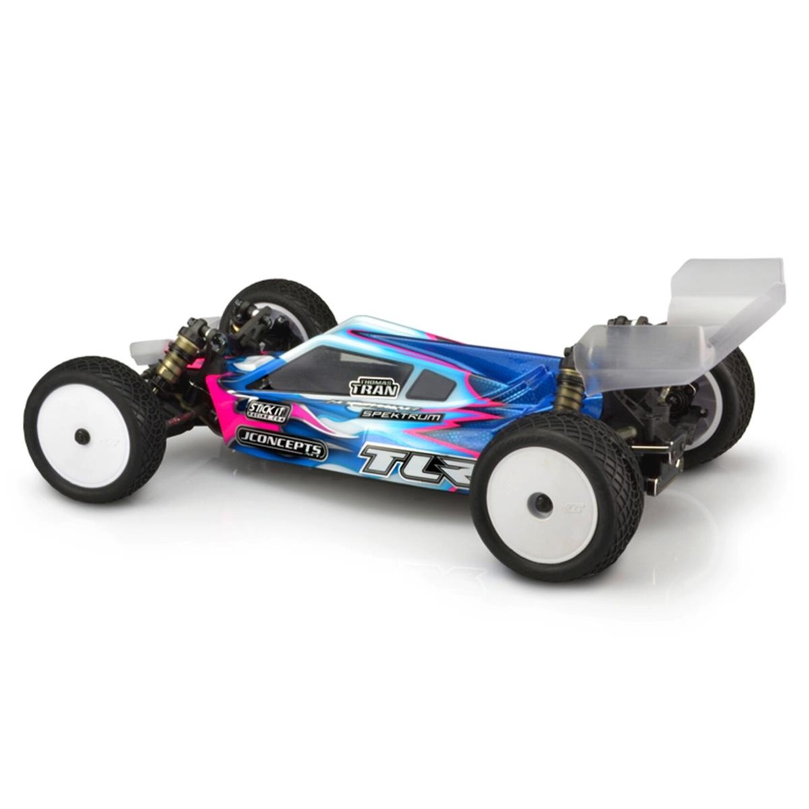 JConcepts #0284 JConcepts TLR 22 5.0 Elite "P2" Buggy Body w/S-Type Wing (Clear)