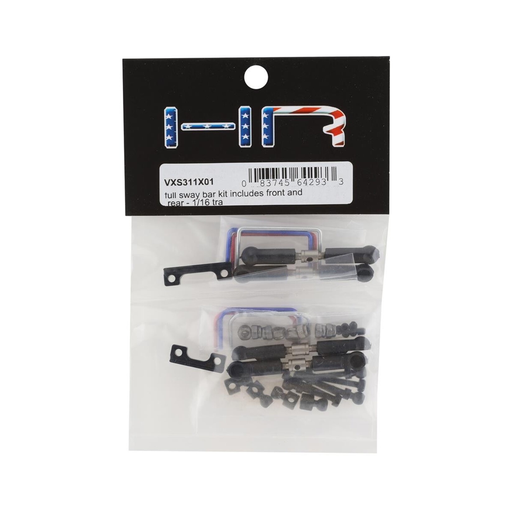 Hot Racing #VXS311X01 Hot Racing Traxxas 1/16 Full Sway Bar Kit