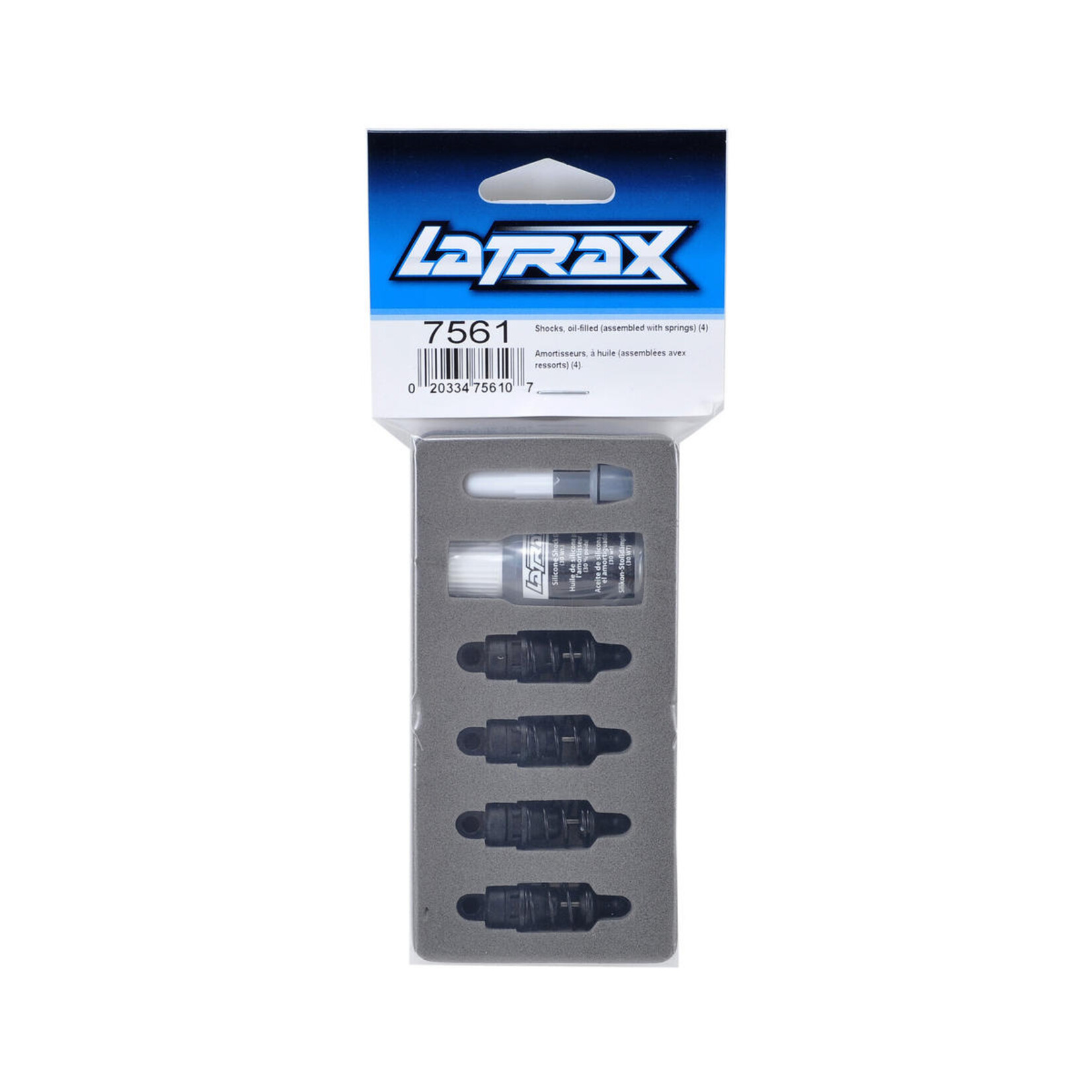 LaTrax LaTrax Oil-Filled Shock Set w/Springs (4) #7561