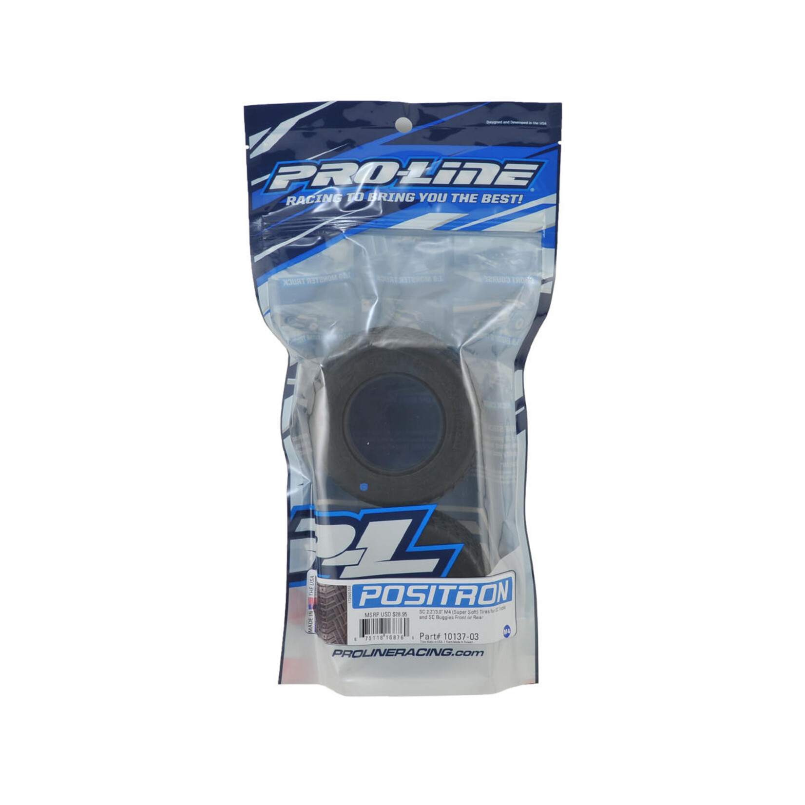 Pro-Line #10137-03  Pro-Line Positron SC 2.2/3.0" Short Course Truck Tires (2) (M4)