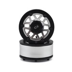 Incision #IRC00252 Incision KMC XD229 Machete 1.9" Plastic Beadlock Wheels (2) (Satin Silver)