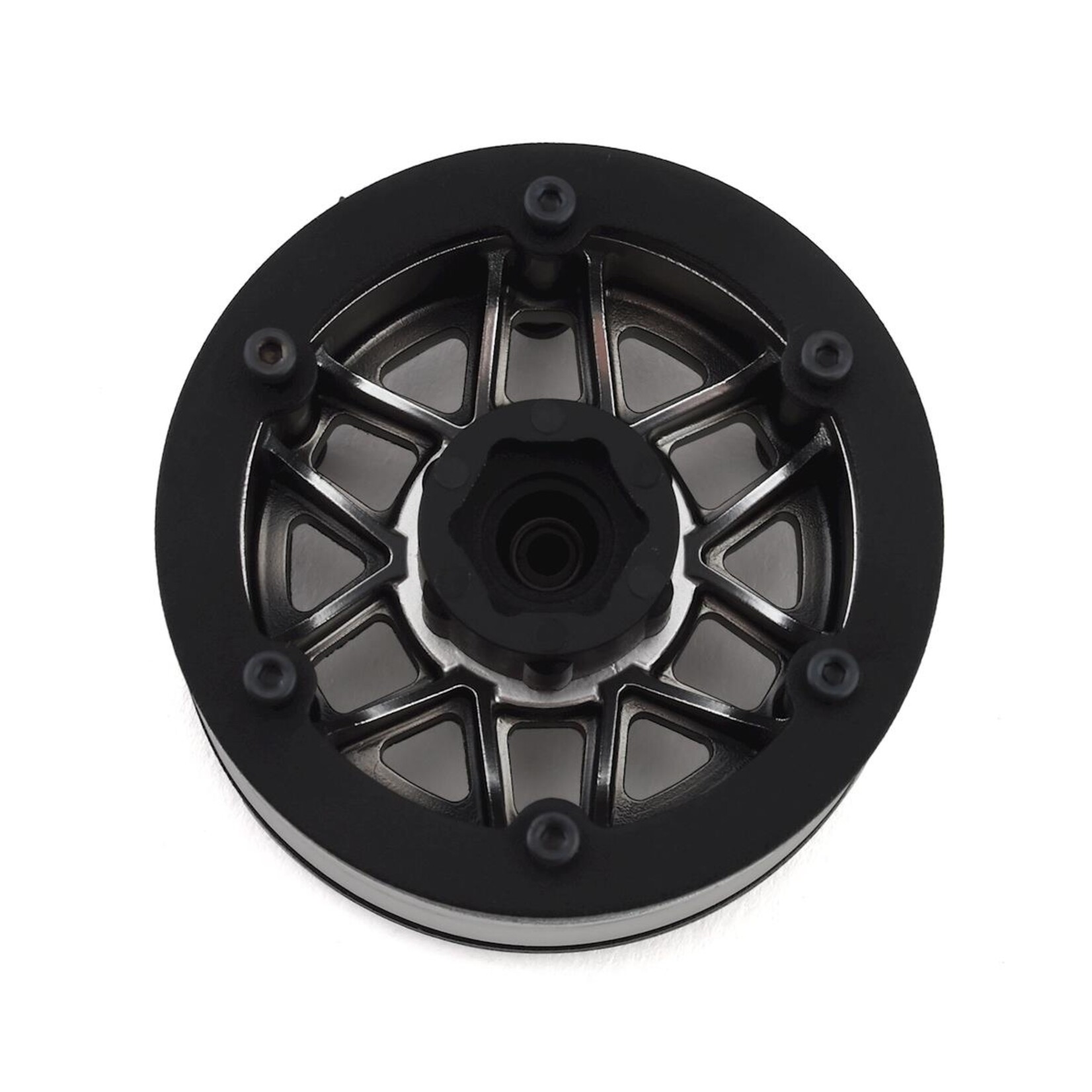 Incision Incision KMC XD229 Machete 1.9" Plastic Beadlock Wheels (2) (Satin Silver) #IRC00252
