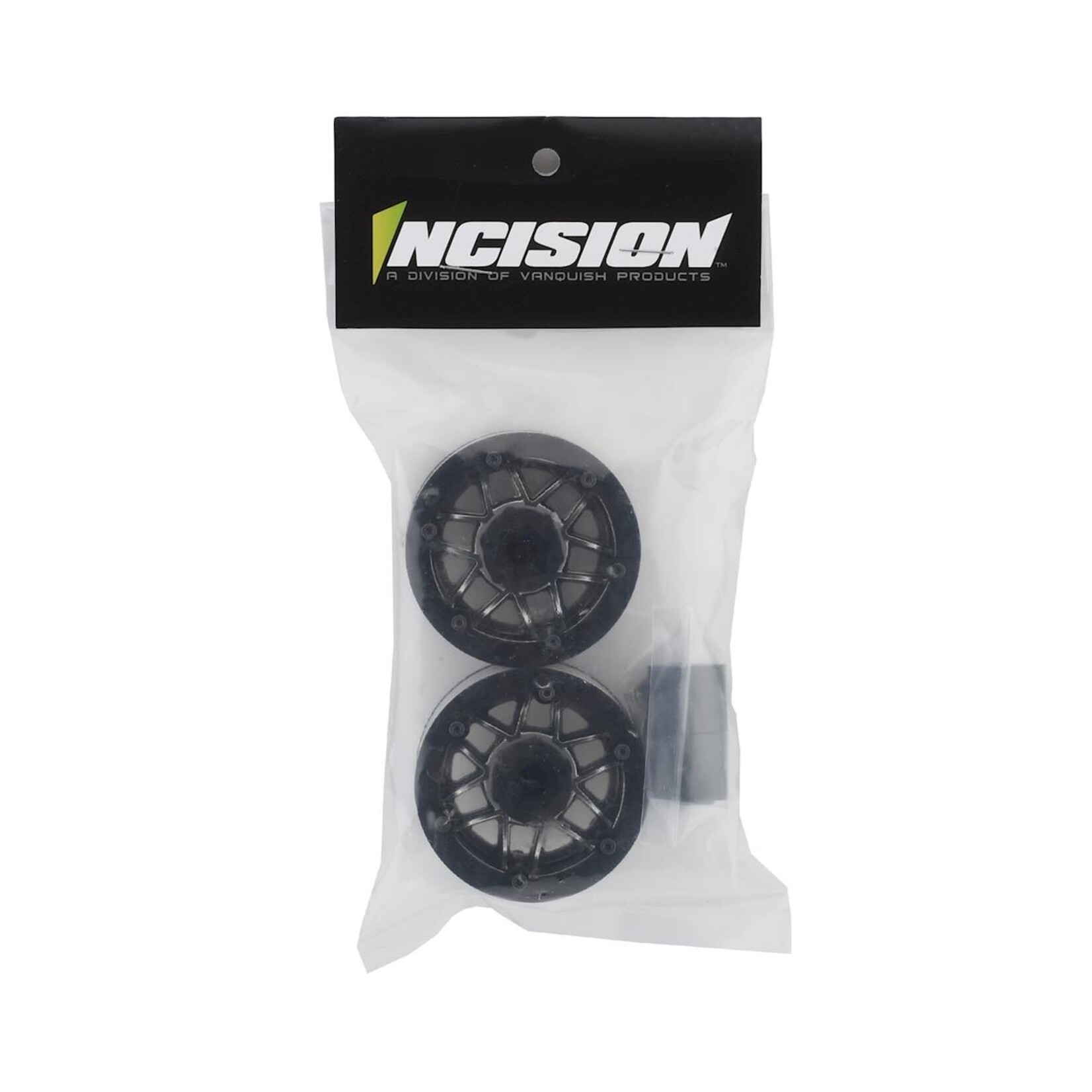 Incision Incision KMC XD229 Machete 1.9" Plastic Beadlock Wheels (2) (Satin Silver) #IRC00252