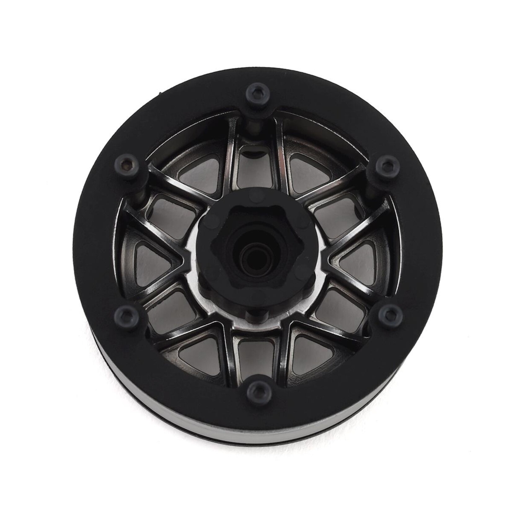 Incision #IRC00253 Incision KMC XD229 Machete 1.9" Plastic Beadlock Wheels (2) (Black Chrome)