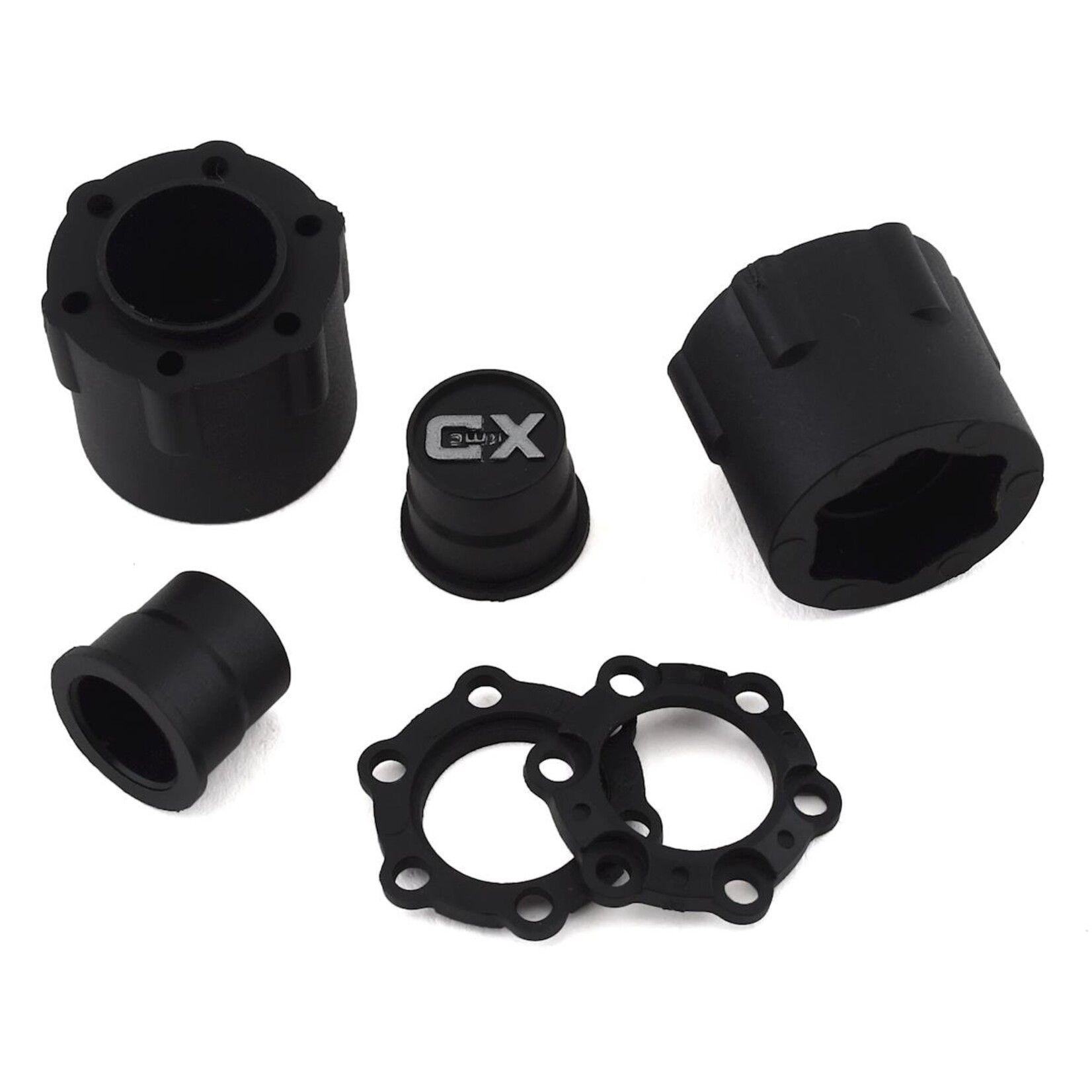 Incision #IRC00253 Incision KMC XD229 Machete 1.9" Plastic Beadlock Wheels (2) (Black Chrome)