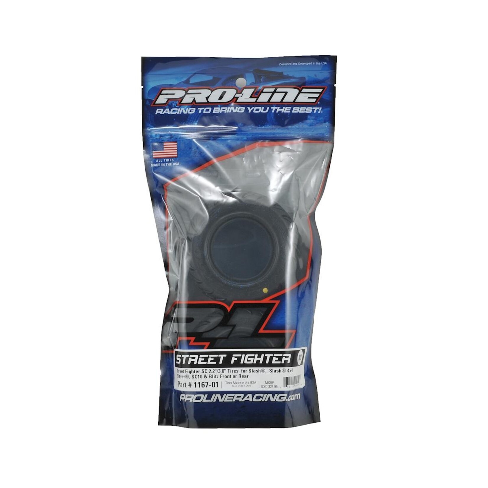 Pro-Line #1167-01  Pro-Line Street Fighter SC 2.2"/3.0" Short Course Truck Tires (2) (M2)