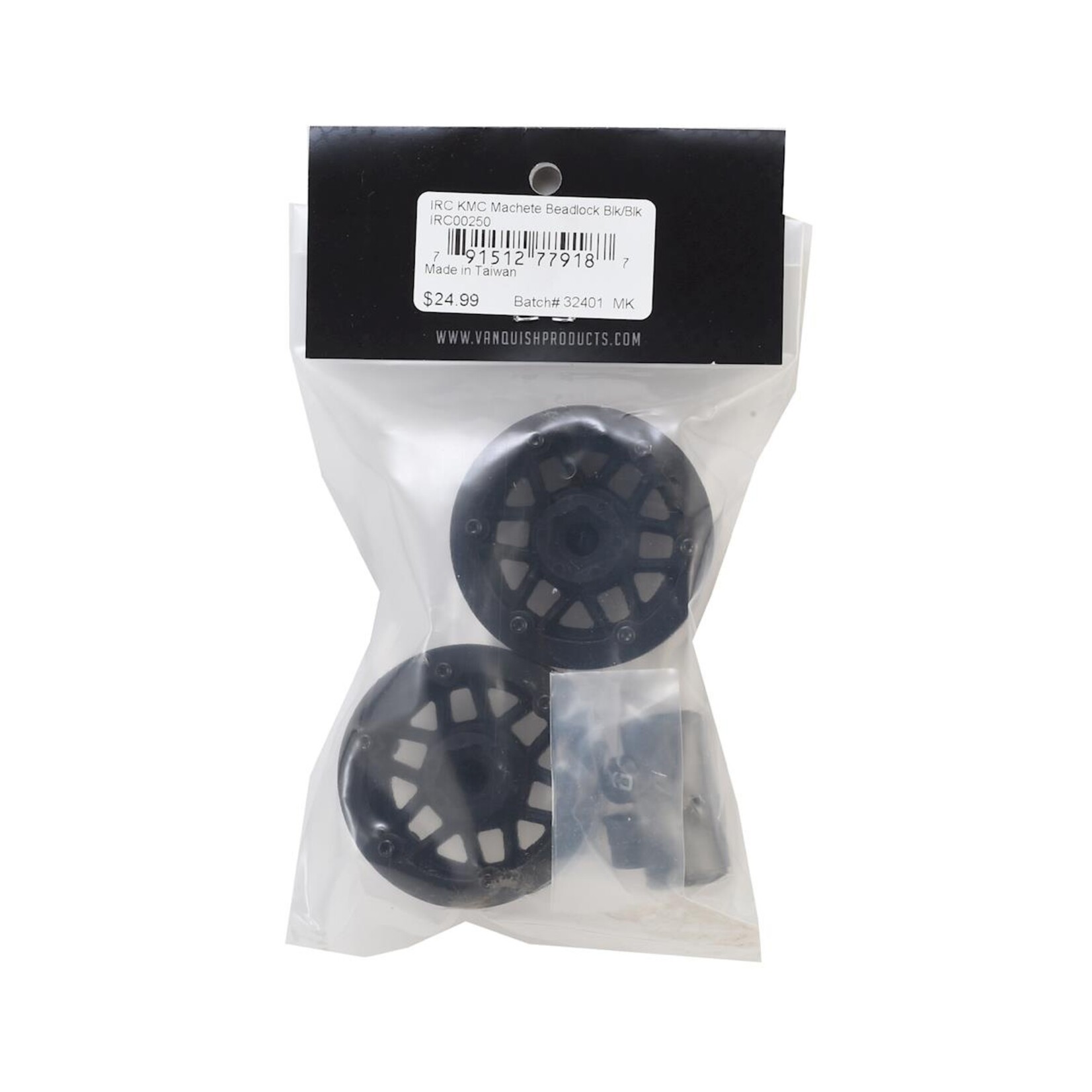 Incision #IRC00250 Incision KMC 1.9" XD229 Machete Wheels (2) (Black)