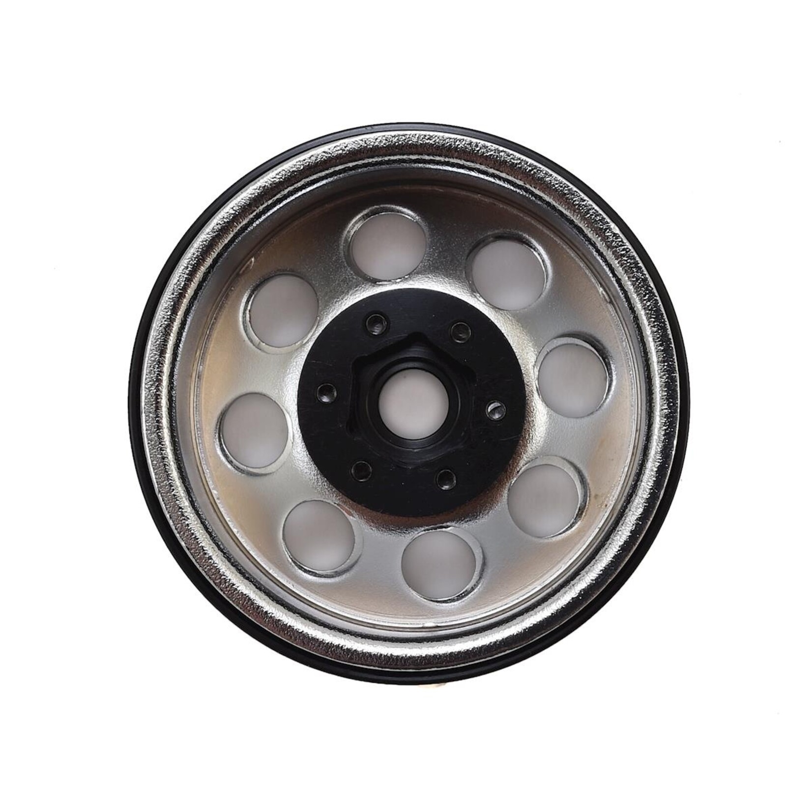 SSD RC #SSD00270 SSD RC 8 Hole 1.9” Steel Beadlock Wheels (Chrome)