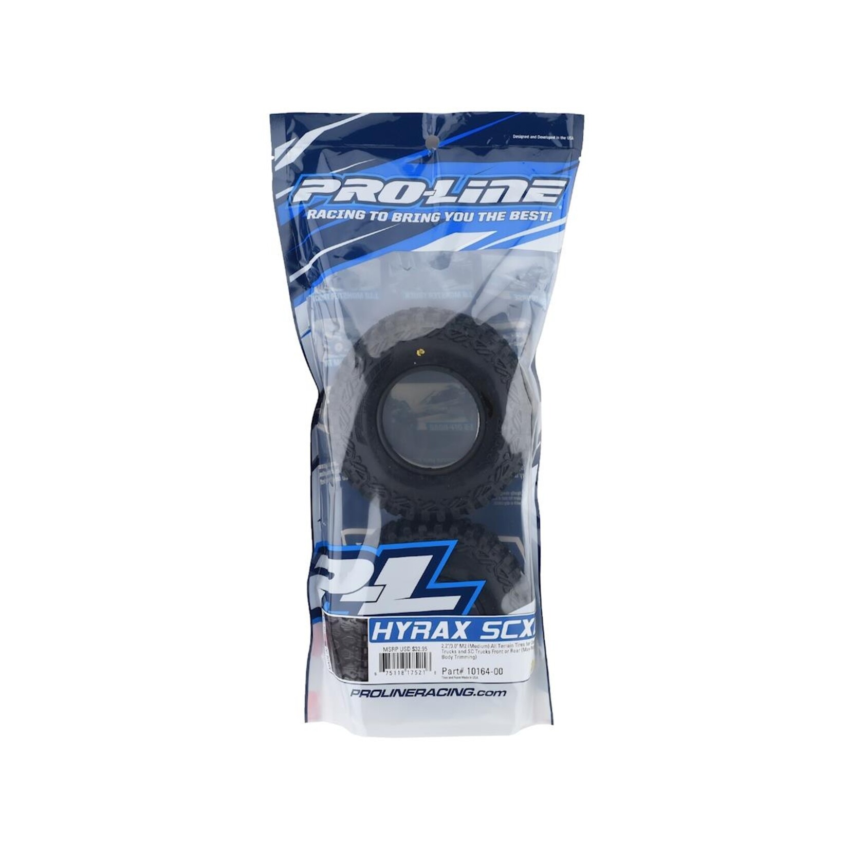 Pro-Line #10164-00 Pro-Line Hyrax SCXL SC 2.2"/3.0" Short Course Truck Tires (2) (M2)