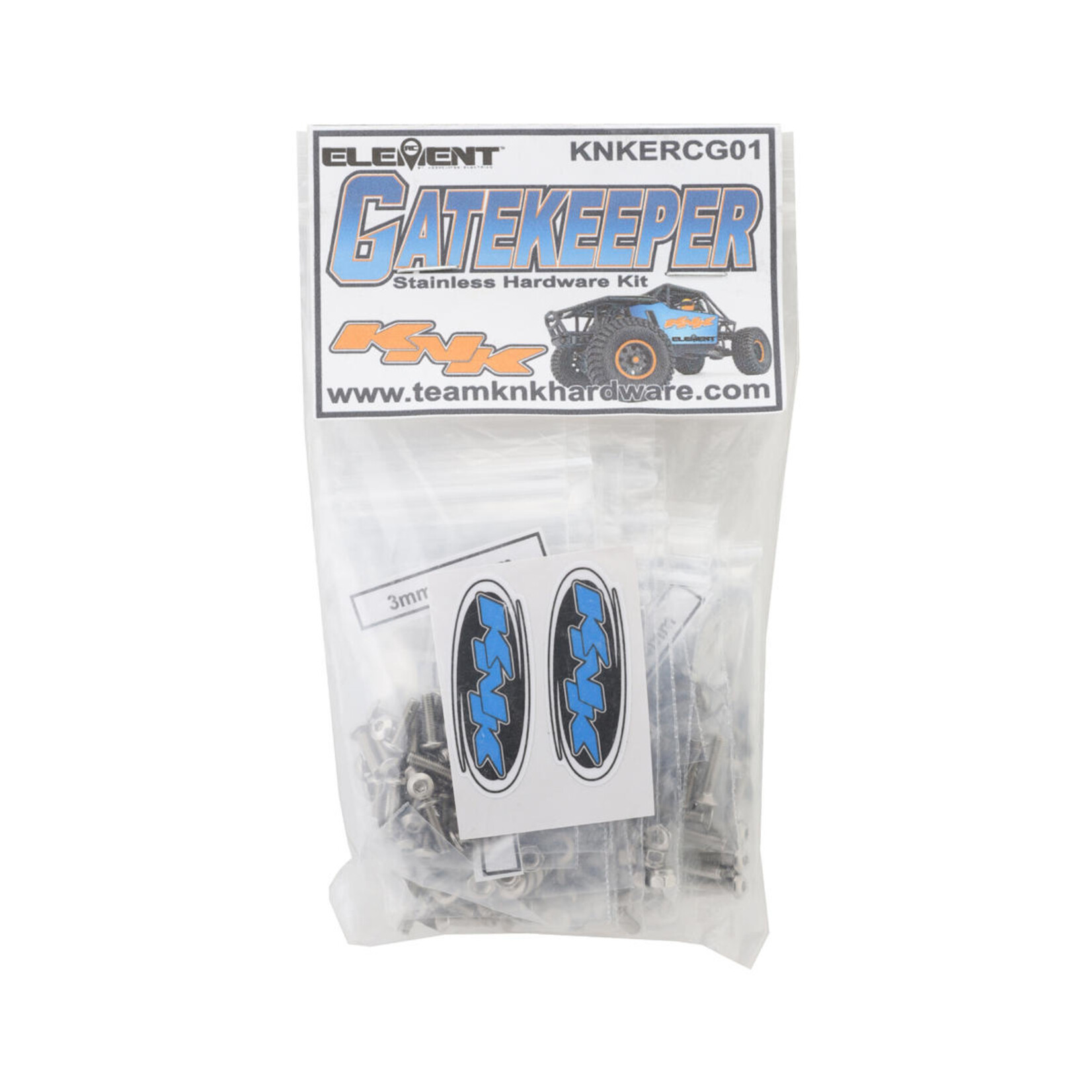 Team KNK #KNKERCG01 Team KNK Element RC Gatekeeper Stainless Hardware Kit
