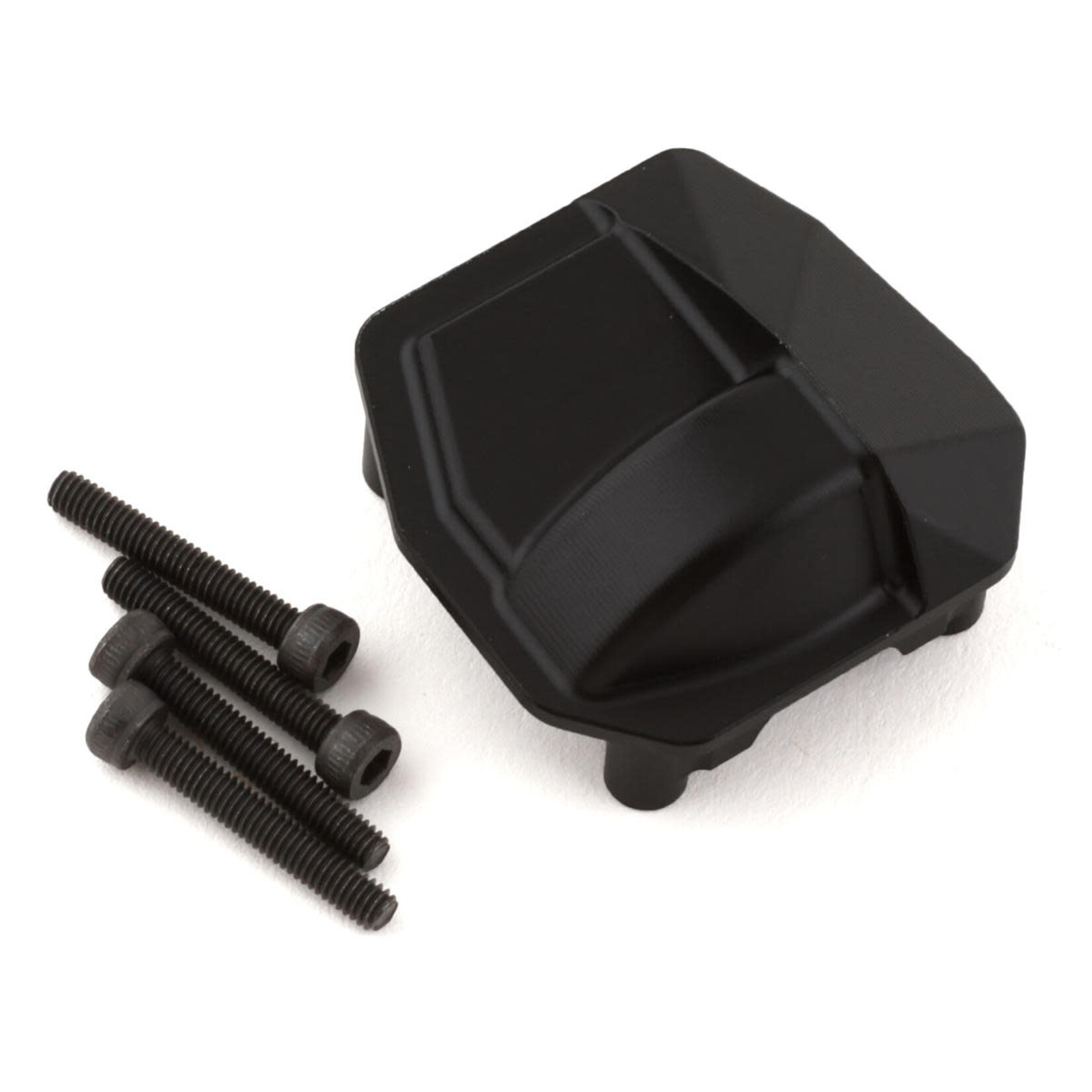 SSD RC #SSD00504 SSD RC SCX10 HD Brass Straight Axle Differential Cover (Black) (30g) (III & Pro)