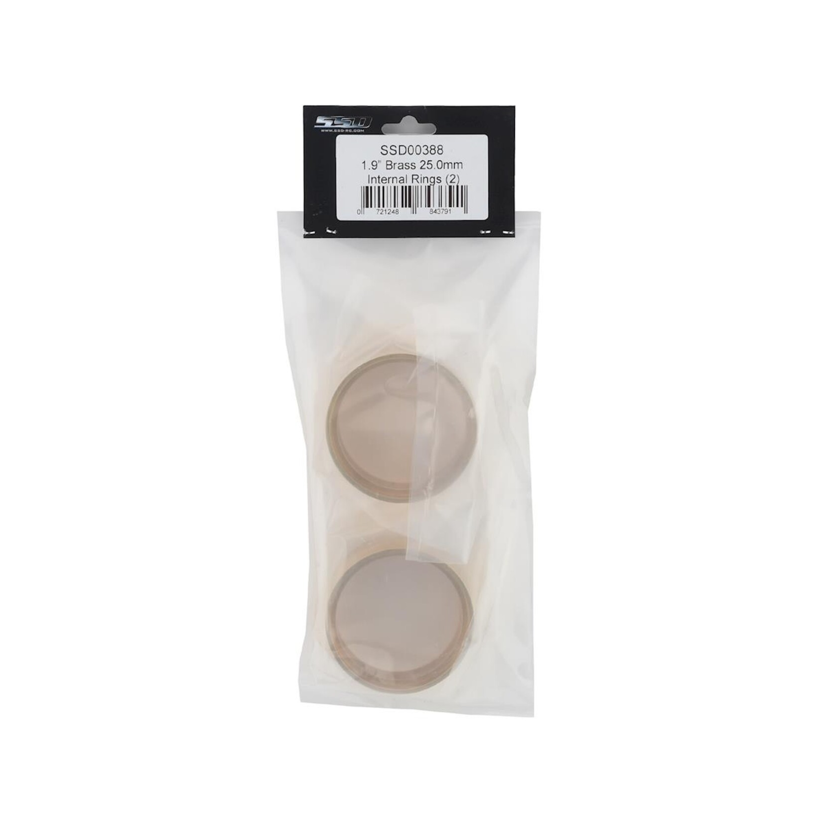 SSD RC #SSD00388 SSD RC Brass 1.9" Internal Lock Rings (2) (25.0mm)