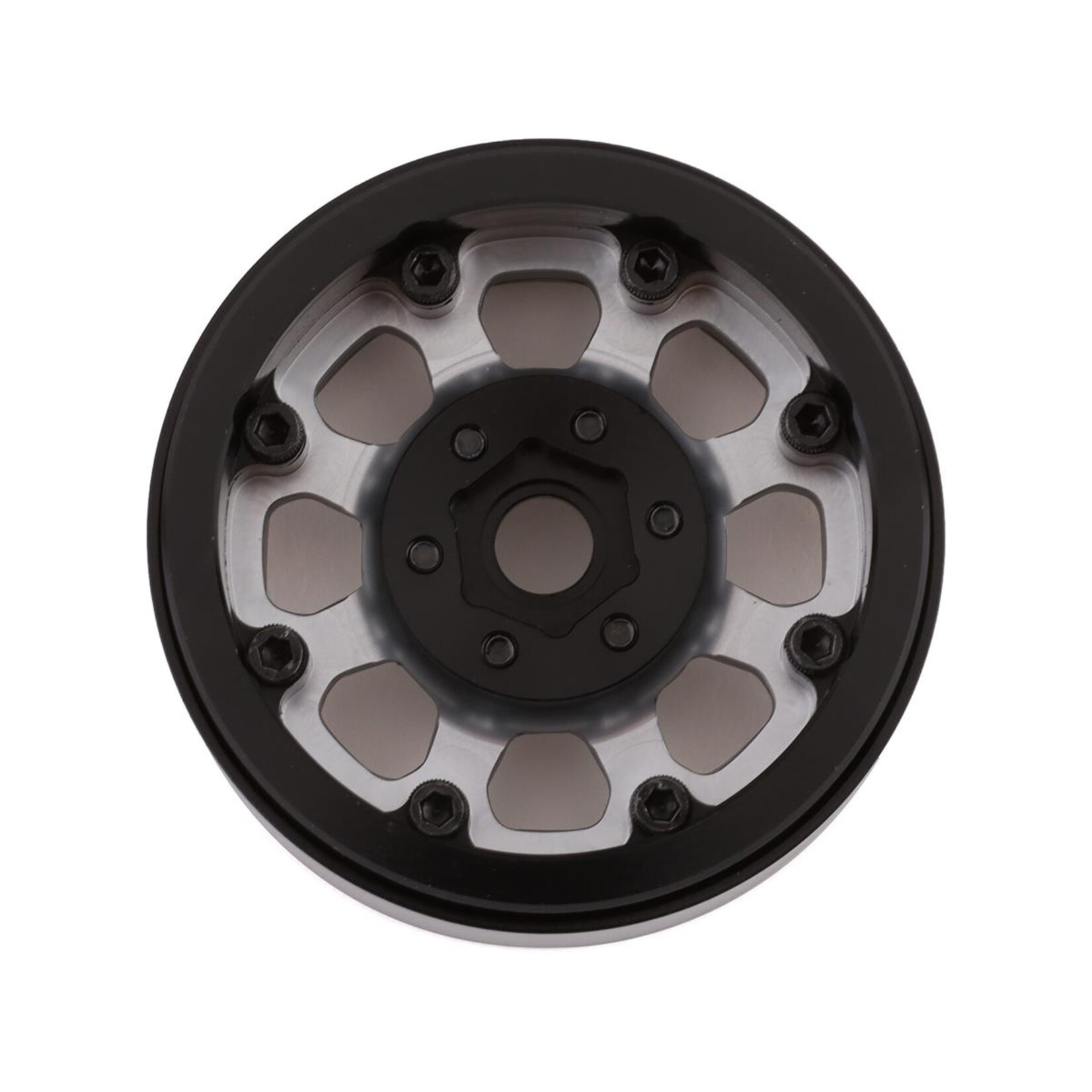SSD RC #SSD00427 SSD RC Warrior 1.9" Beadlock Crawler Wheels (Silver) (2)