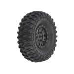 Pro-Line #10194-10 Pro-Line Axial SCX24 1.0" Hyrax Pre-Mounted Tires w/Black Impulse Wheel (4)