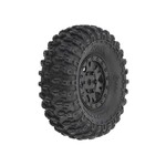 Pro-Line Pro-Line Axial SCX24 1.0" Hyrax Pre-Mounted Tires w/Black Impulse Wheel (4) #10194-10