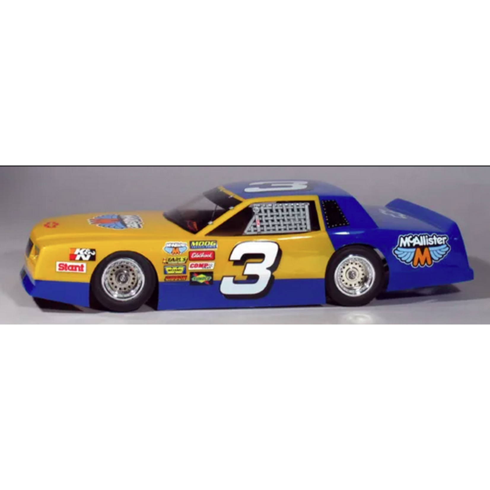 McAllister Racing #267 McAllister Racing 1/18 Monte Carlo Street Stock Body (Clear)