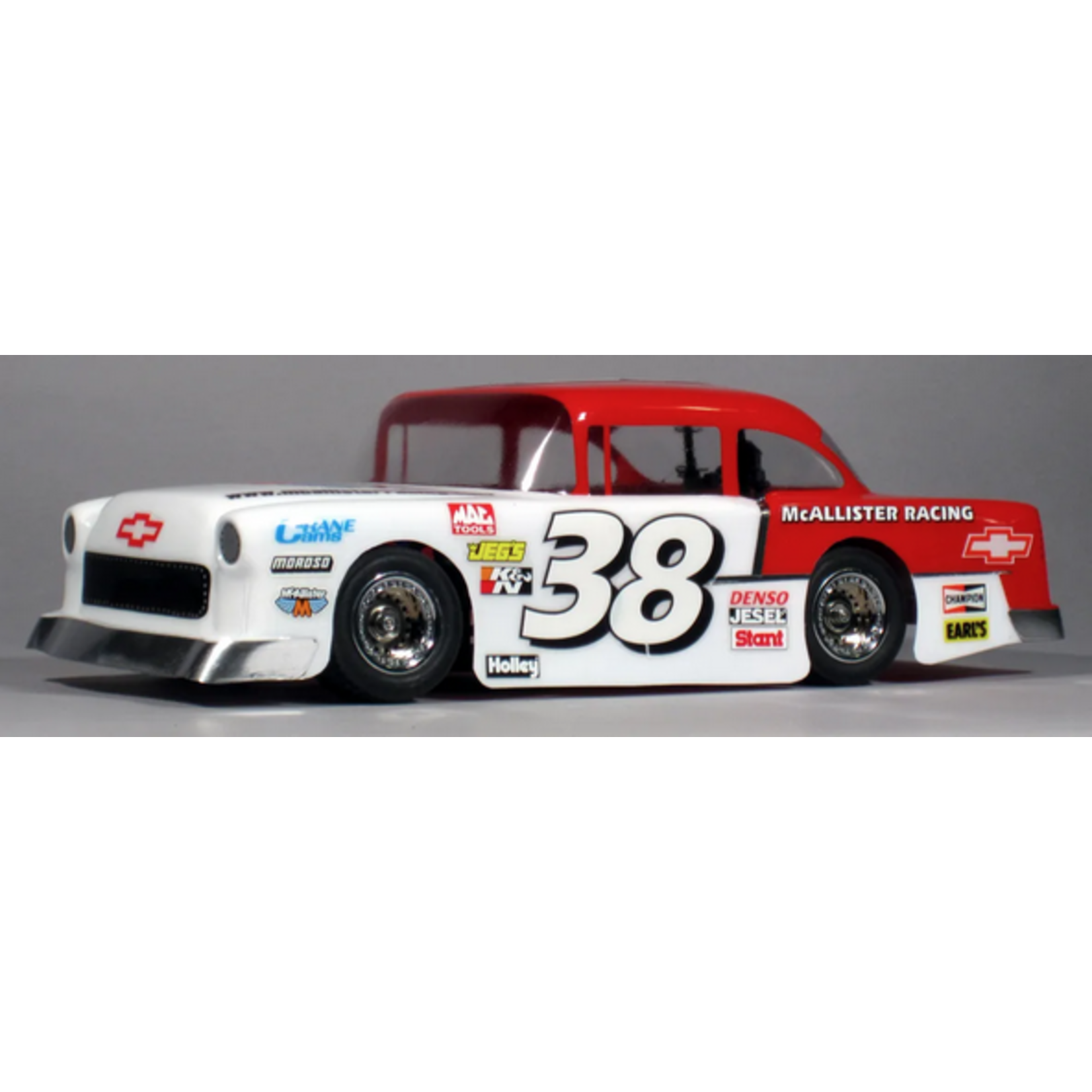 McAllister Racing #285 McAllister Racing 1/18 Mini '55 Chevy Body (Clear)