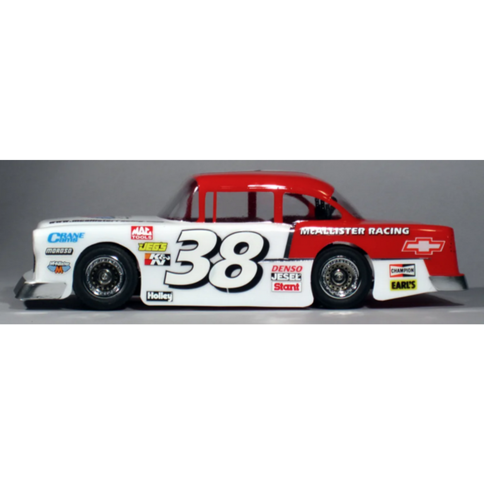 McAllister Racing #285 McAllister Racing 1/18 Mini '55 Chevy Body (Clear)
