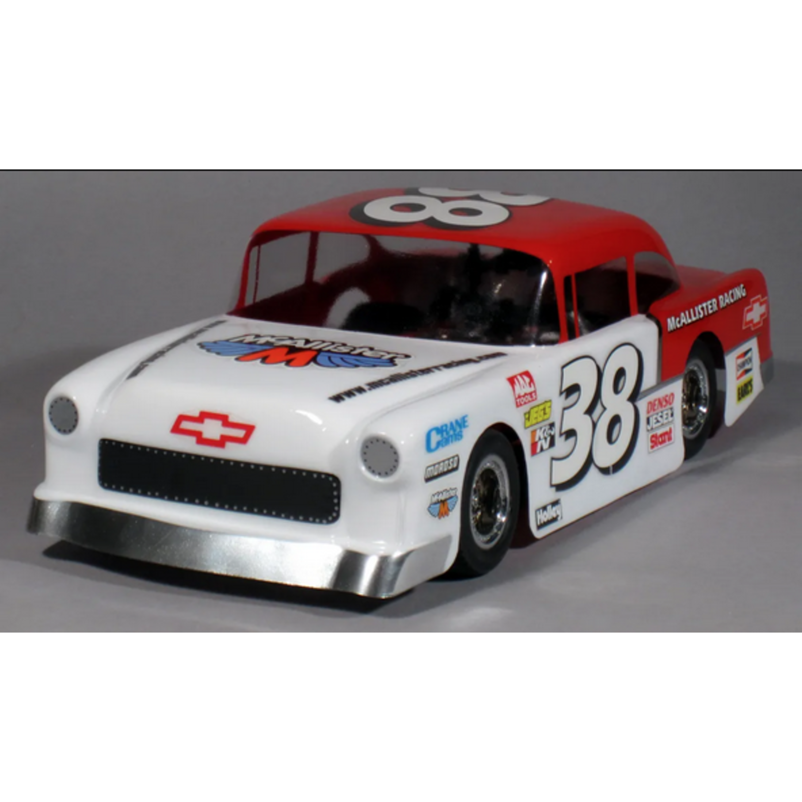 McAllister Racing #285 McAllister Racing 1/18 Mini '55 Chevy Body (Clear)