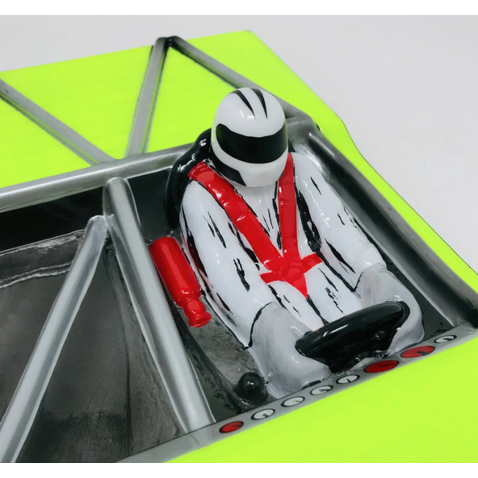 McAllister Racing #423 McAllister Racing 1/10 Stock Car Driver & Interior (Clear)