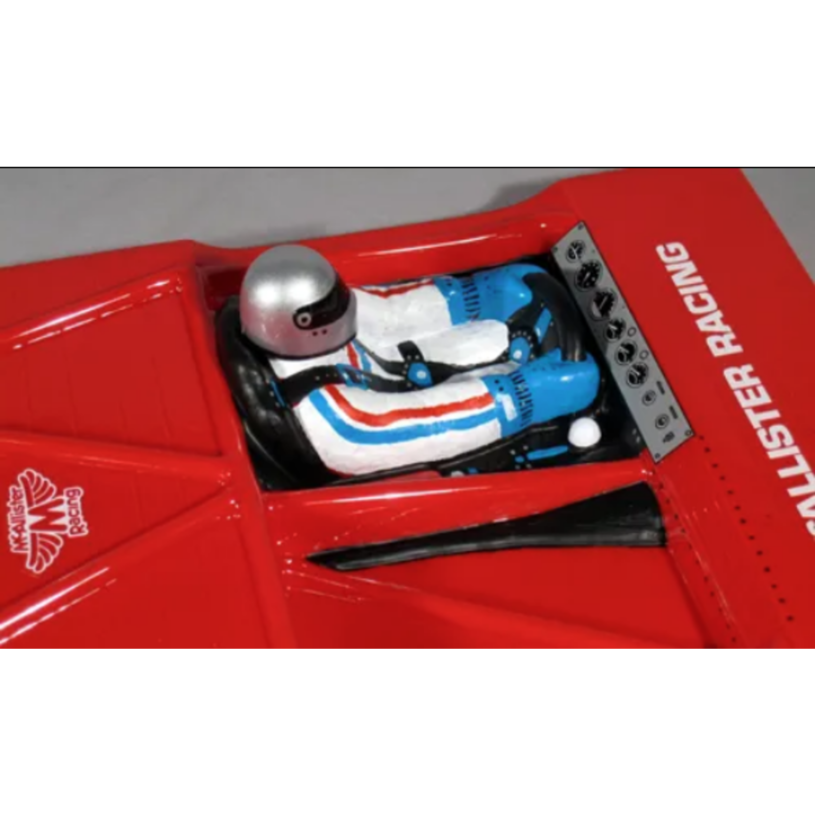 McAllister Racing #423 McAllister Racing 1/10 Stock Car Driver & Interior (Clear)