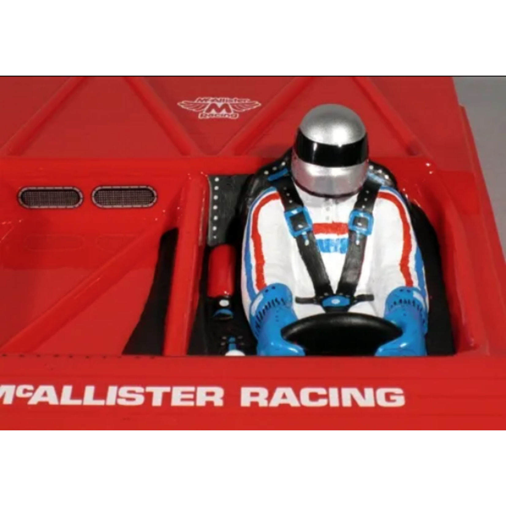 McAllister Racing #423 McAllister Racing 1/10 Stock Car Driver & Interior (Clear)