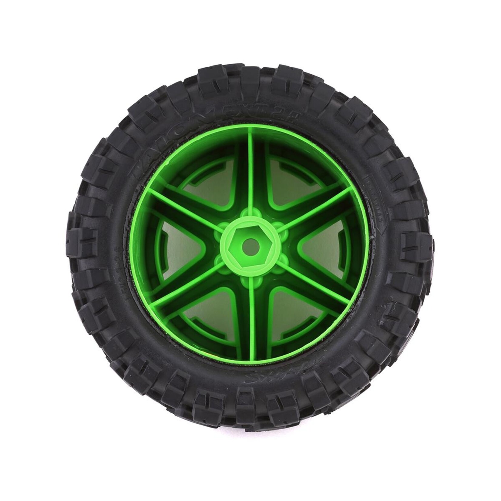 Traxxas #6773G Traxxas Talon EXT 2.8" Pre-Mounted Tires w/RXT Wheels (2) (Green)