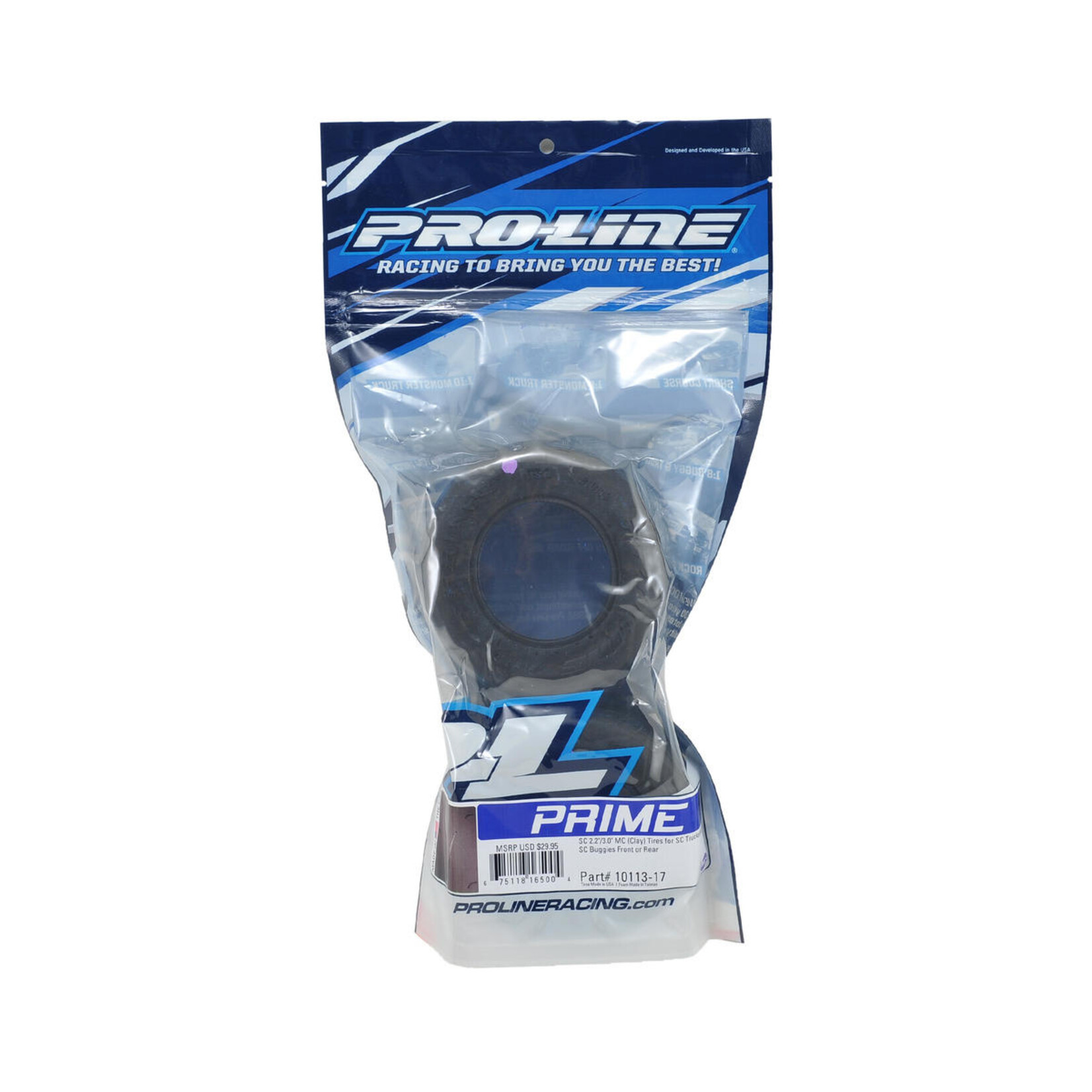 Pro-Line #10113-17  Pro-Line Prime SC 2.2/3.0" Short Course Truck Slick Tires (2) (MC)