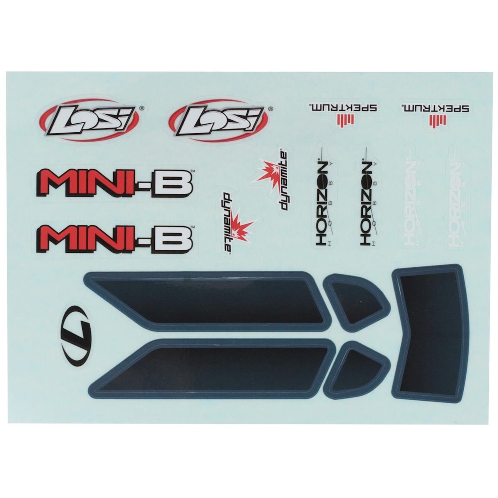 Losi Losi Mini-B Body & Wing (Clear) #LOS210021