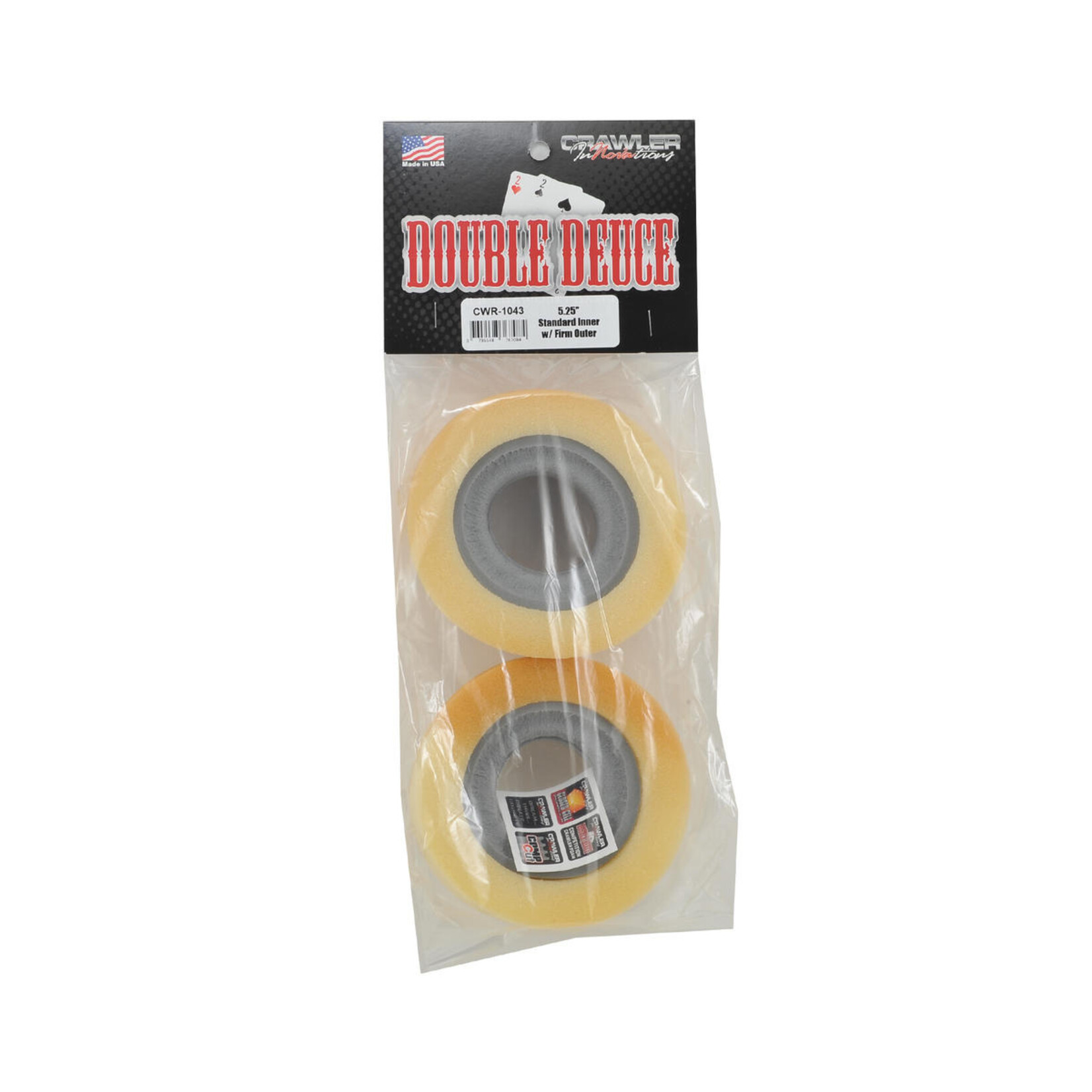 Crawler Innovations #CWR-1043 Crawler Innovations "Double Deuce 5.25" 2.2 Crawler Foam (2) (Standard/Firm)