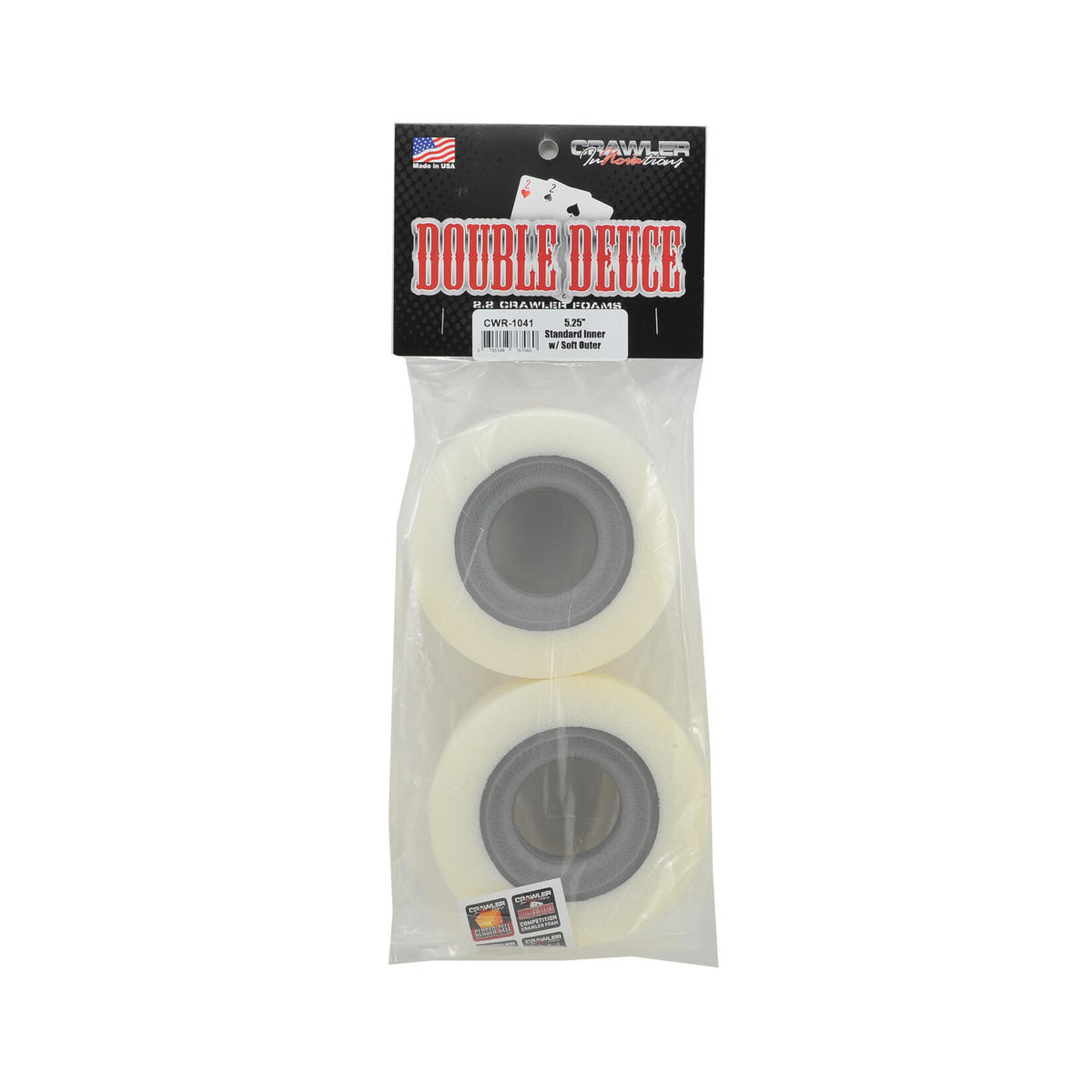 Crawler Innovations #CWR-1041 Crawler Innovations "Double Deuce 5.25" 2.2 Crawler Foam (2) (Standard/Soft)