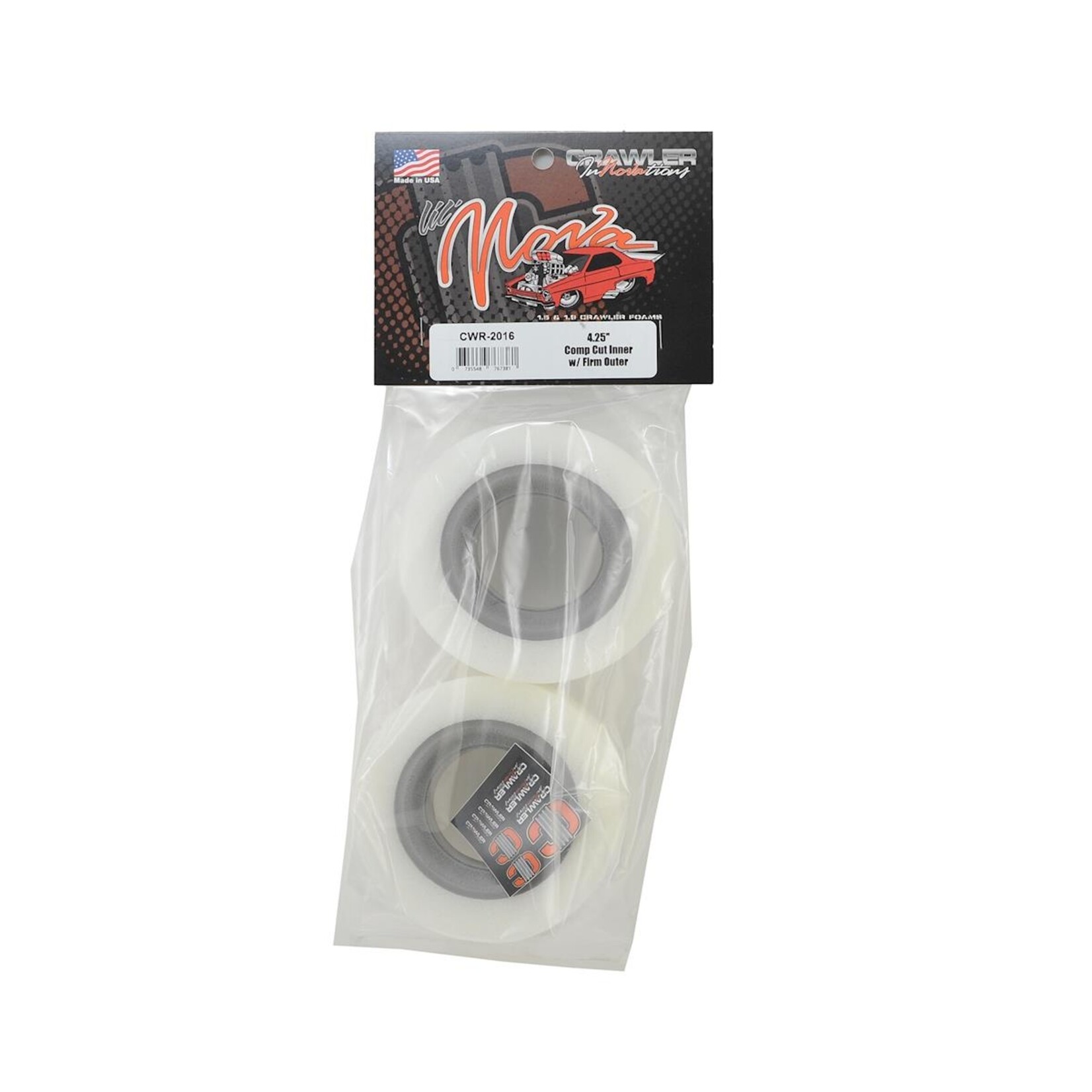 Crawler Innovations #CWR-2016 Crawler Innovations Lil Nova 4.25" Crawler Foam w/Comp Cut Inner (2) (Firm Outer)