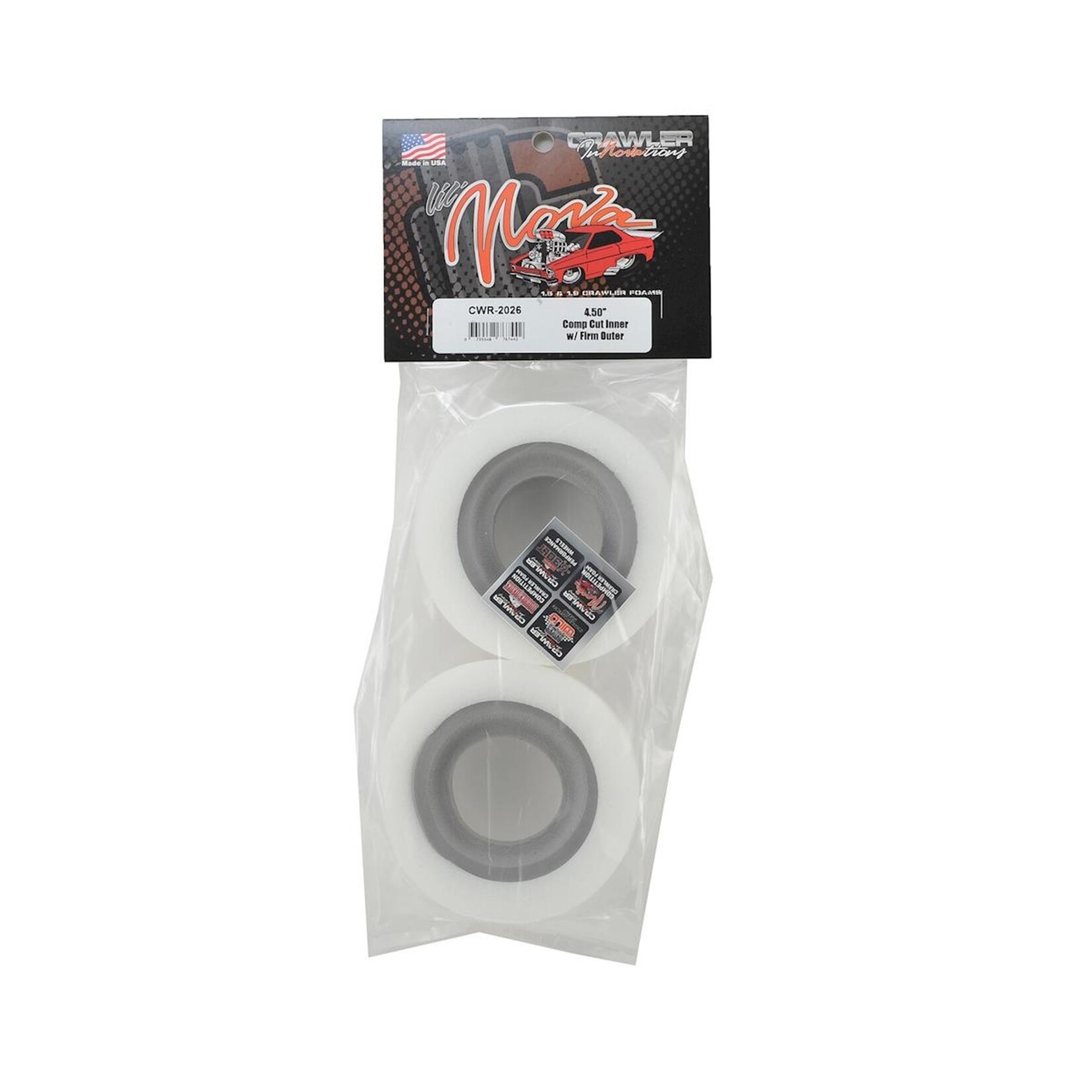 Crawler Innovations #CWR-2026 Crawler Innovations Lil Nova 4.50" Crawler Foam w/Comp Cut Inner (2) (Firm Outer)