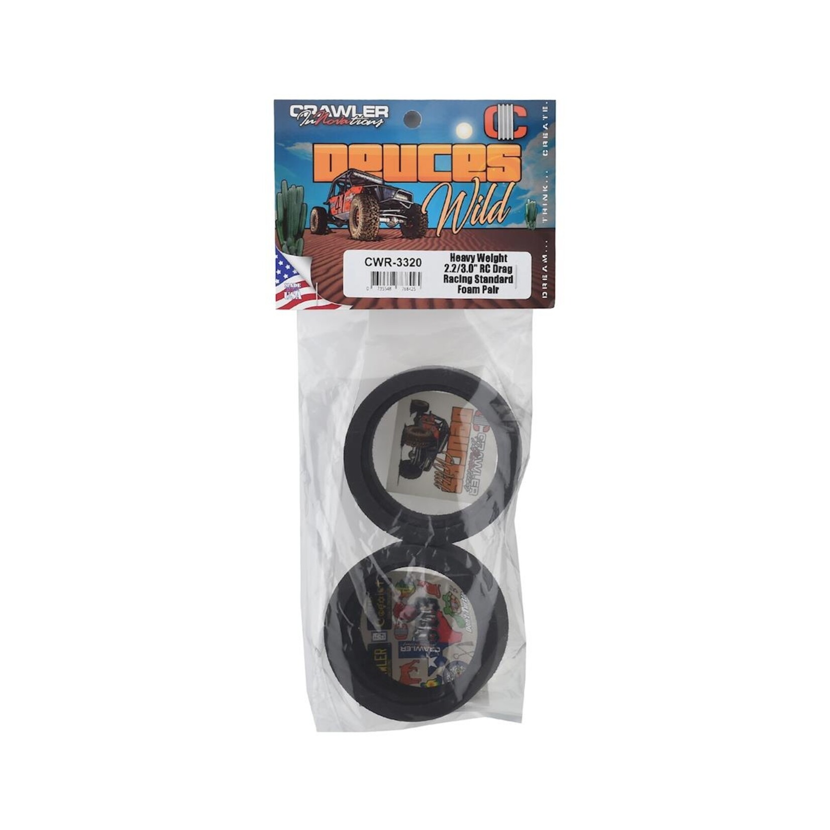 Crawler Innovations #CWR-3320 Crawler Innovations "Deuce's Wild" Heavy Weight Drag Racing Foam (2)