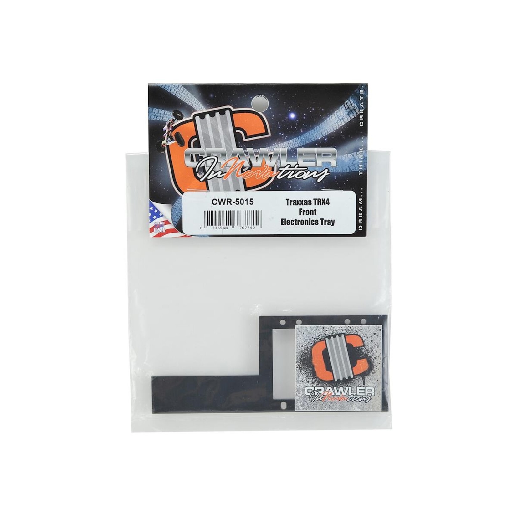 Crawler Innovations #CWR-5015 Crawler Innovations Traxxas TRX-4 Front Electronics Tray