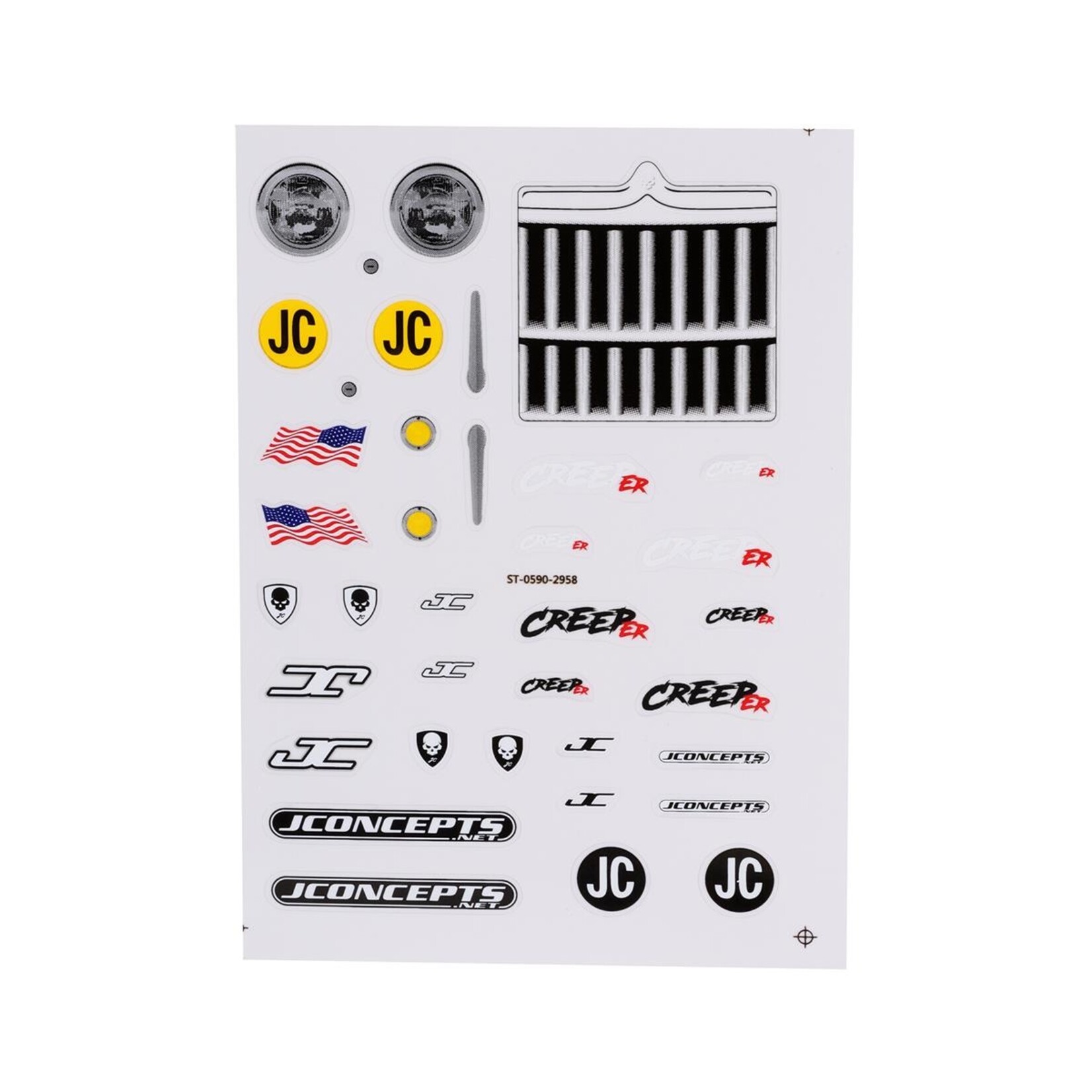 JConcepts #0441 JConcepts CreepER Rock Crawler Body (12.3") (Cab Only) (Clear)