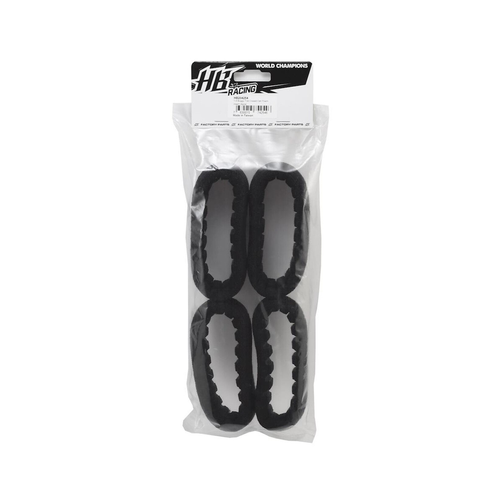 HB Racing HB Racing 1/8 Buggy Closed Cell Foam Insert (Black) (4) #HB204254
