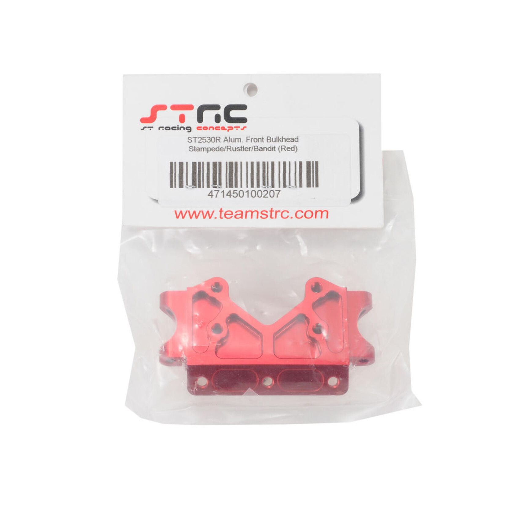 ST Racing Concepts ST Racing Concepts Aluminum Front Bulkhead (Red) #ST2530R