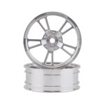 SSD RC #SSD00470 SSD RC V Spoke Aluminum Front 2.2” Drag Racing Wheels (Silver) (2)