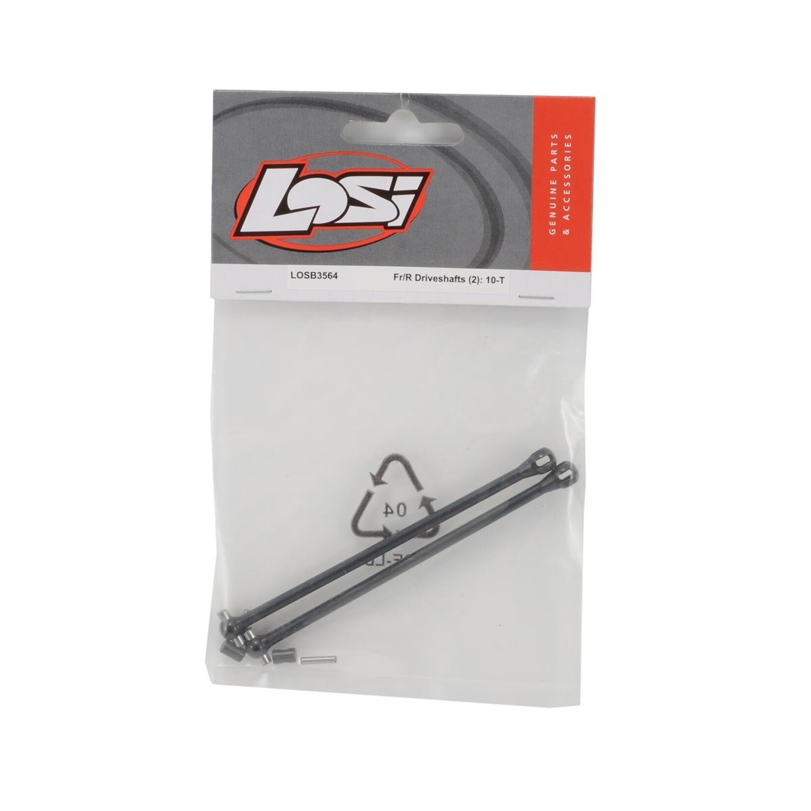 Losi #LOSB3564 Losi Front/Rear CV Driveshafts and Couplers (2) (Ten-T)