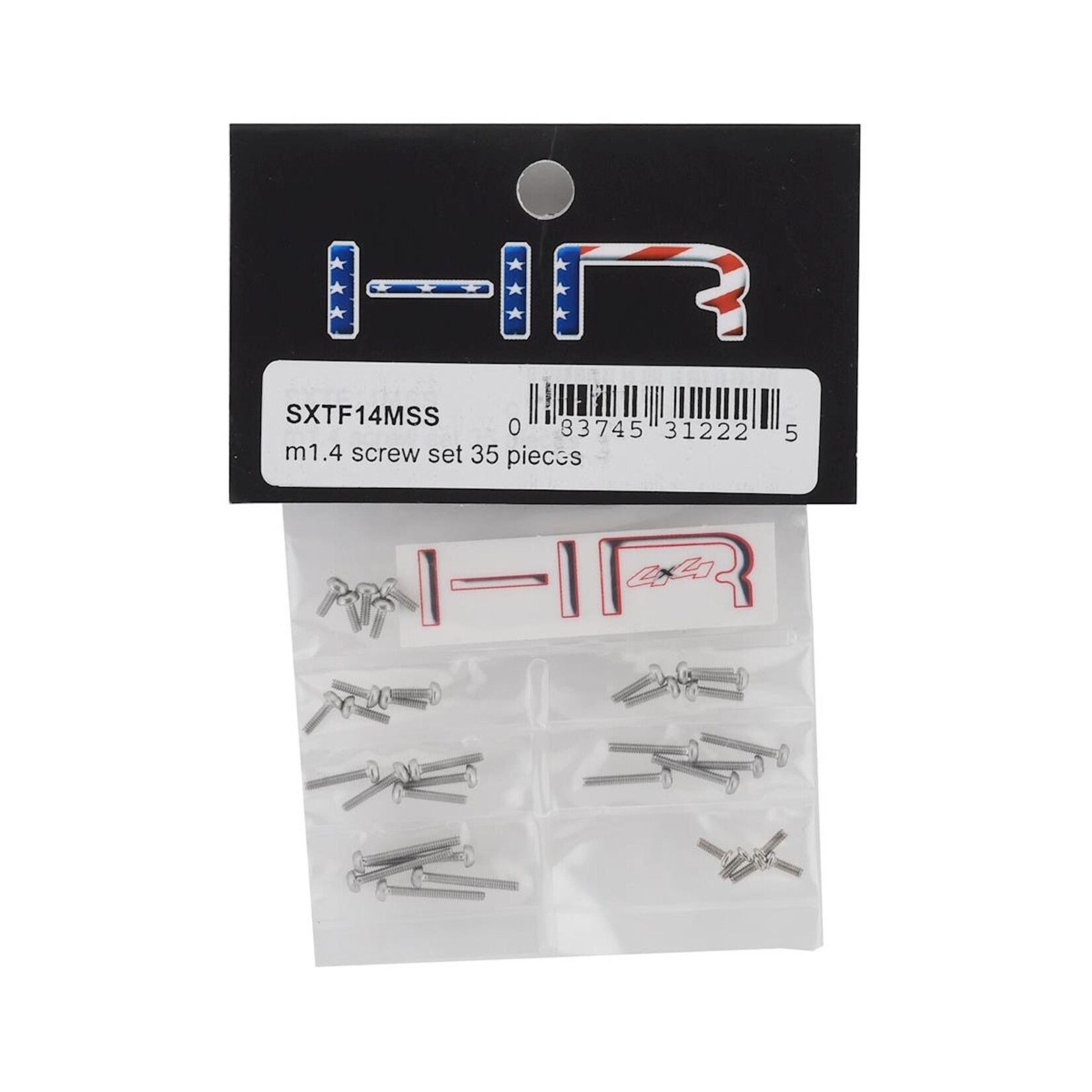 Hot Racing #SXTF14MSS Hot Racing Axial SCX24 M1.4 Screw Set (35)