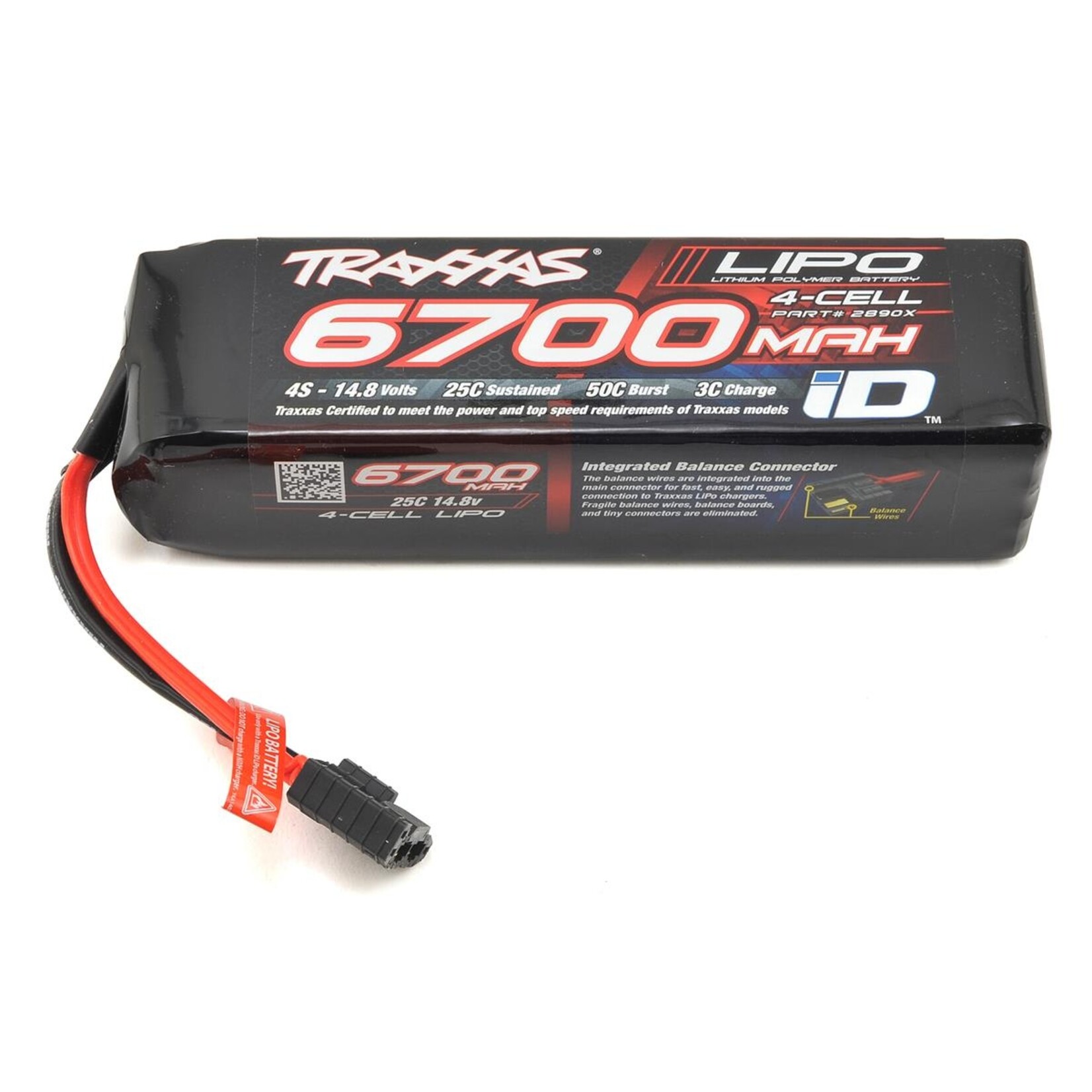 Traxxas 2998 4S LiPO 25C 6700MAH Battery/Charger Completer Kit