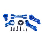Traxxas #7746-BLUE  Traxxas X-Maxx Aluminum Steering Bellcrank Assembly (Blue)
