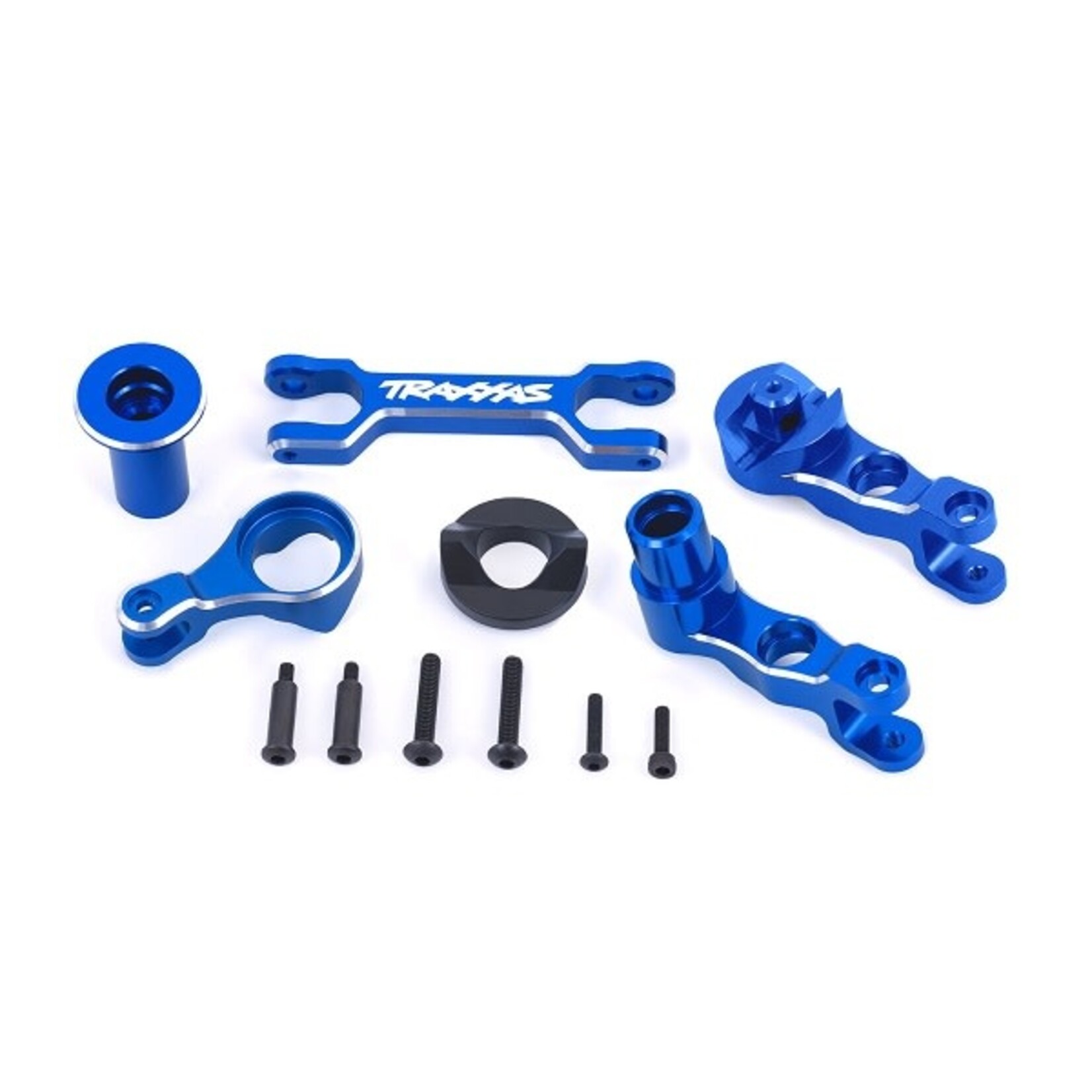 Traxxas #7746-BLUE  Traxxas X-Maxx Aluminum Steering Bellcrank Assembly (Blue)