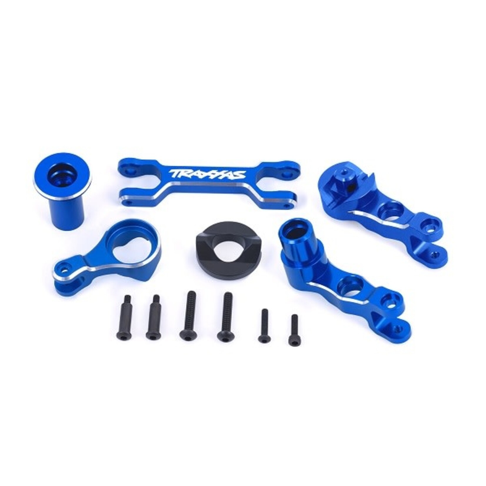 Traxxas Traxxas X-Maxx Aluminum Steering Bellcrank Assembly (Blue) #7746-BLUE
