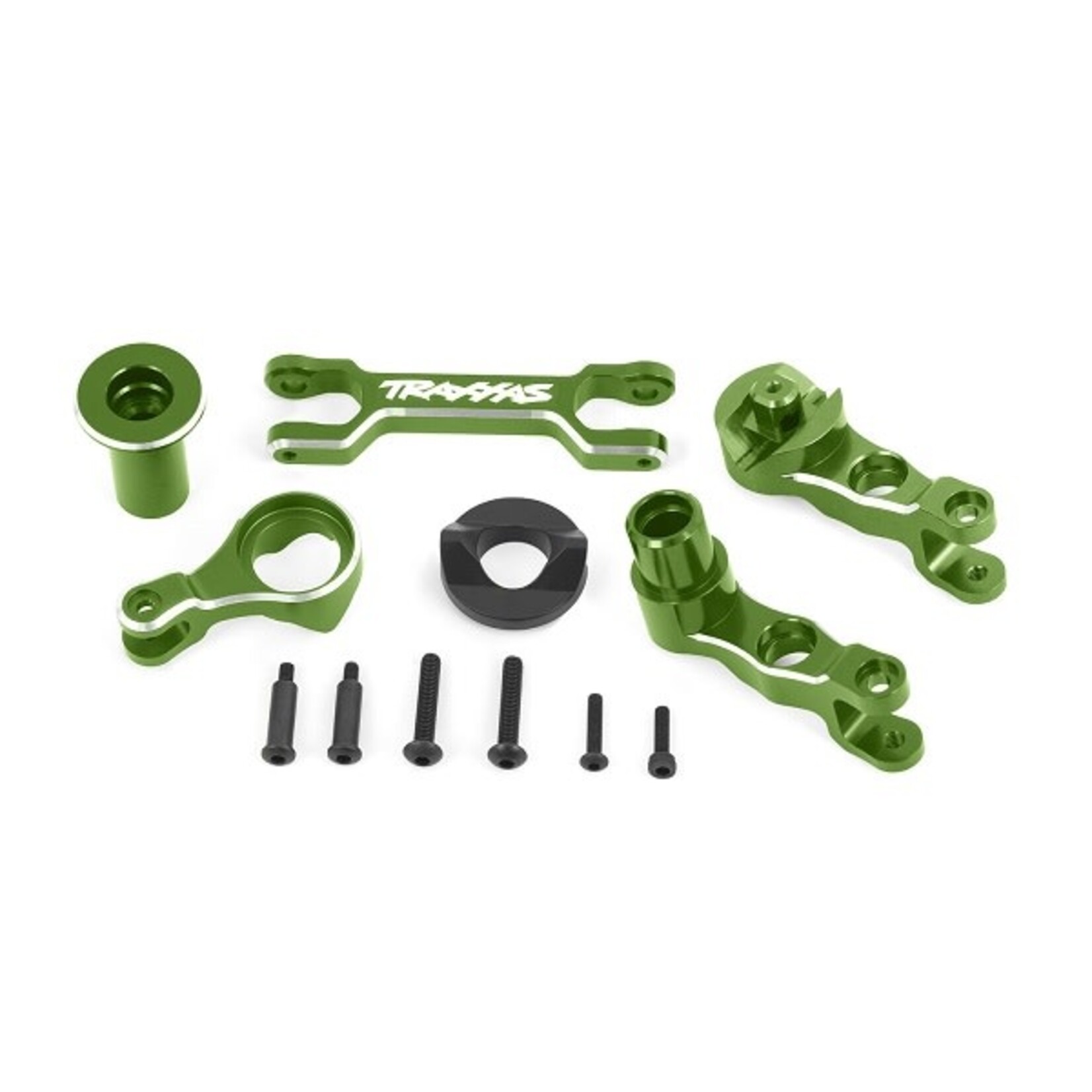 Traxxas #7746-GRN  Traxxas X-Maxx Aluminum Steering Bellcrank Assembly (Green)