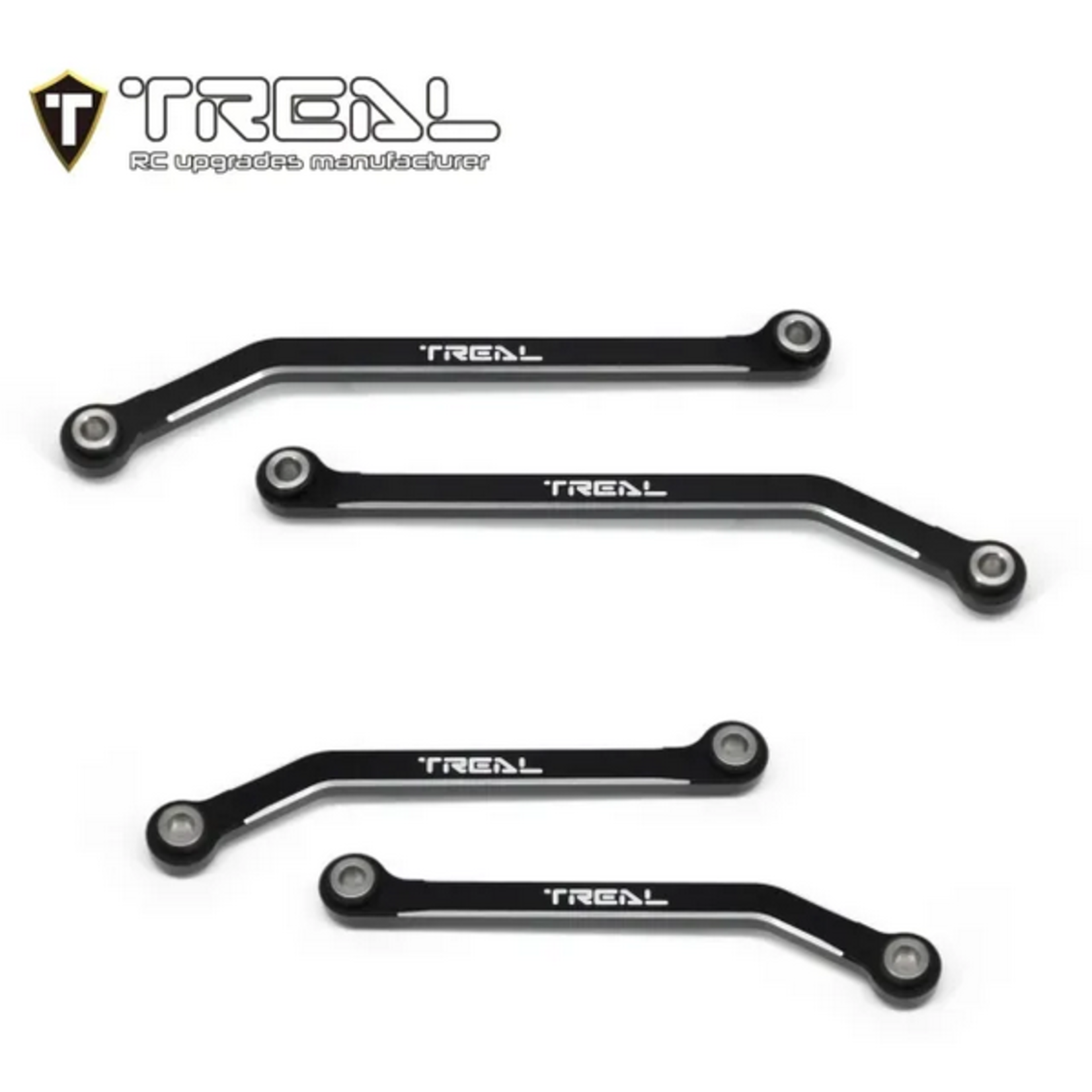 Treal Treal Hobby TRX-4M Aluminum High Clearance Link Set (Black) (4) #X003Q5LLN7