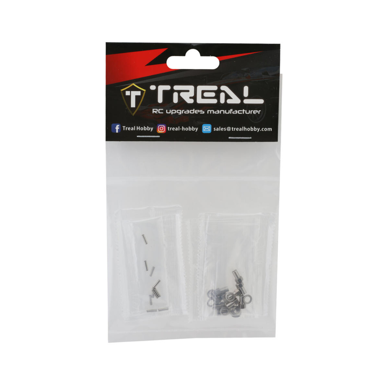 Treal #B07GPG92T8 Treal Hobby Axial SCX24 Extended Wheel Hub Hardware